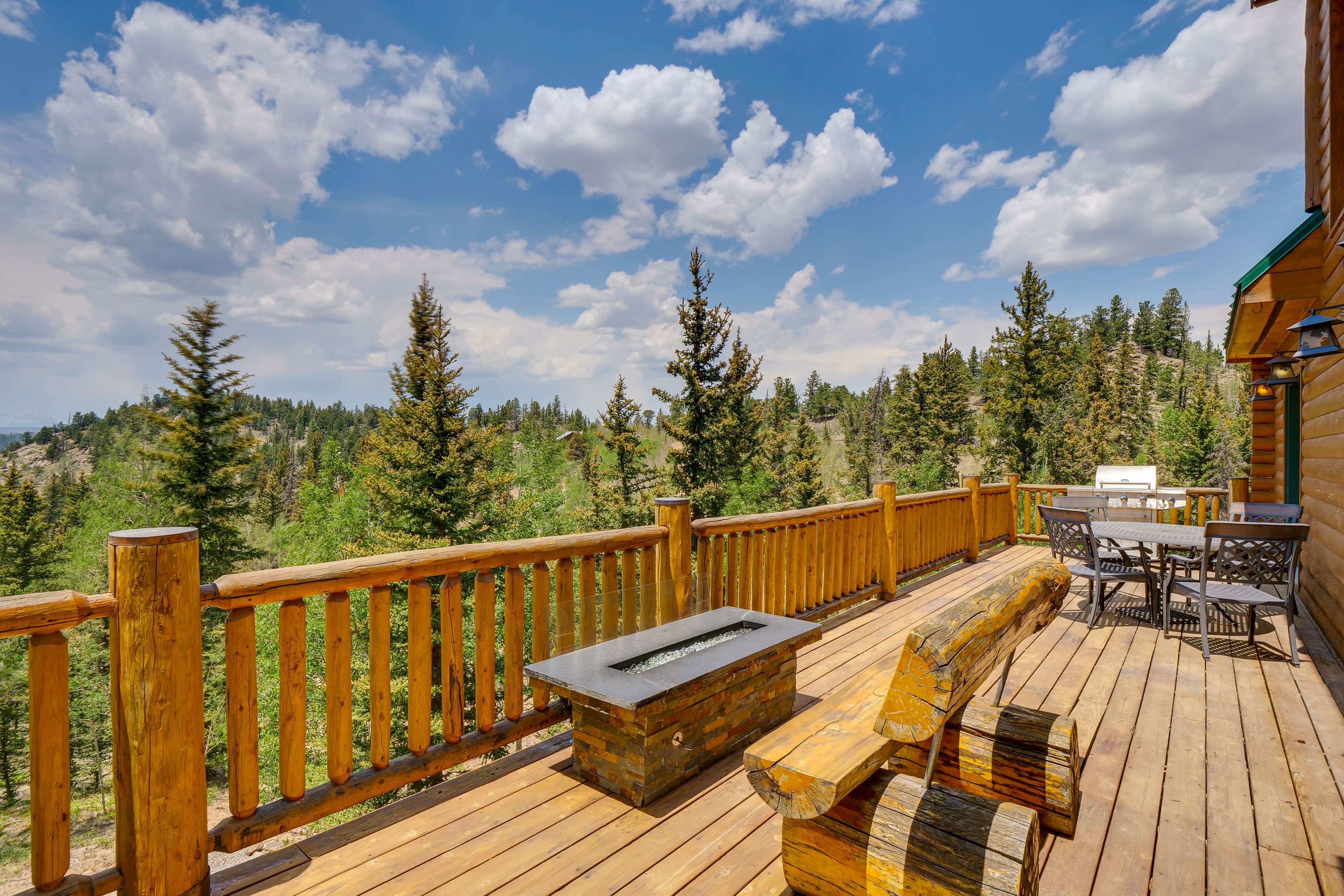 Deck | Mountain Views | Gas Fire Pit