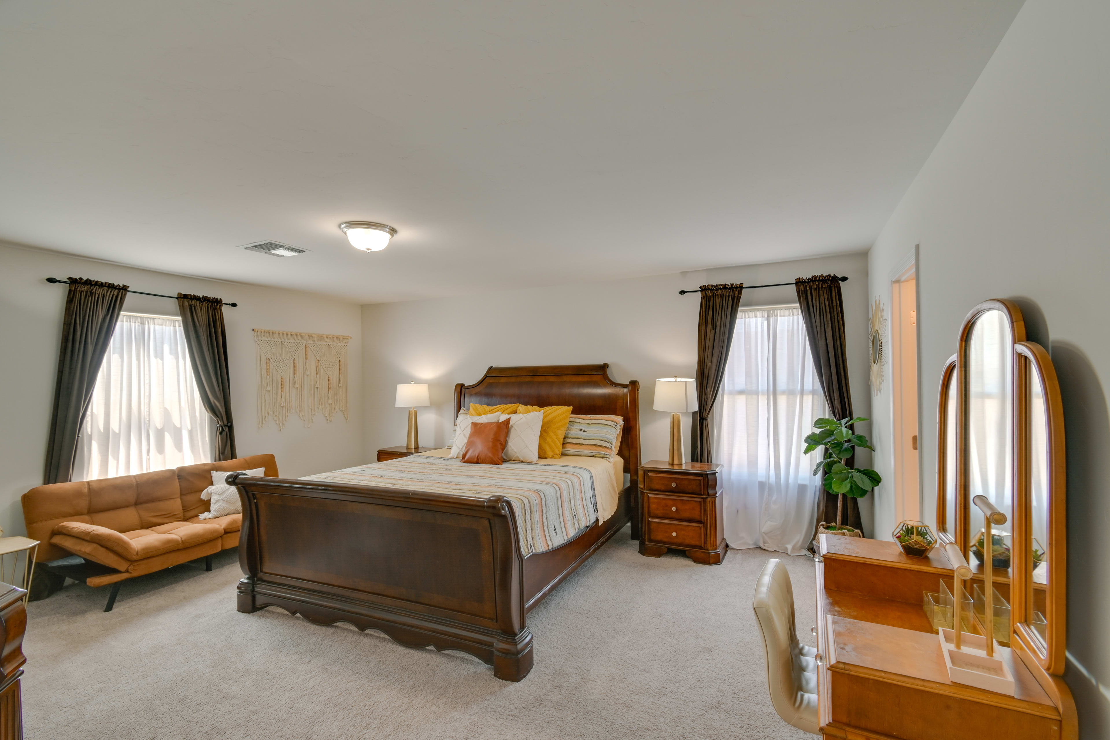 Bedroom 2 | California King Bed | Full Futon | 2nd Floor