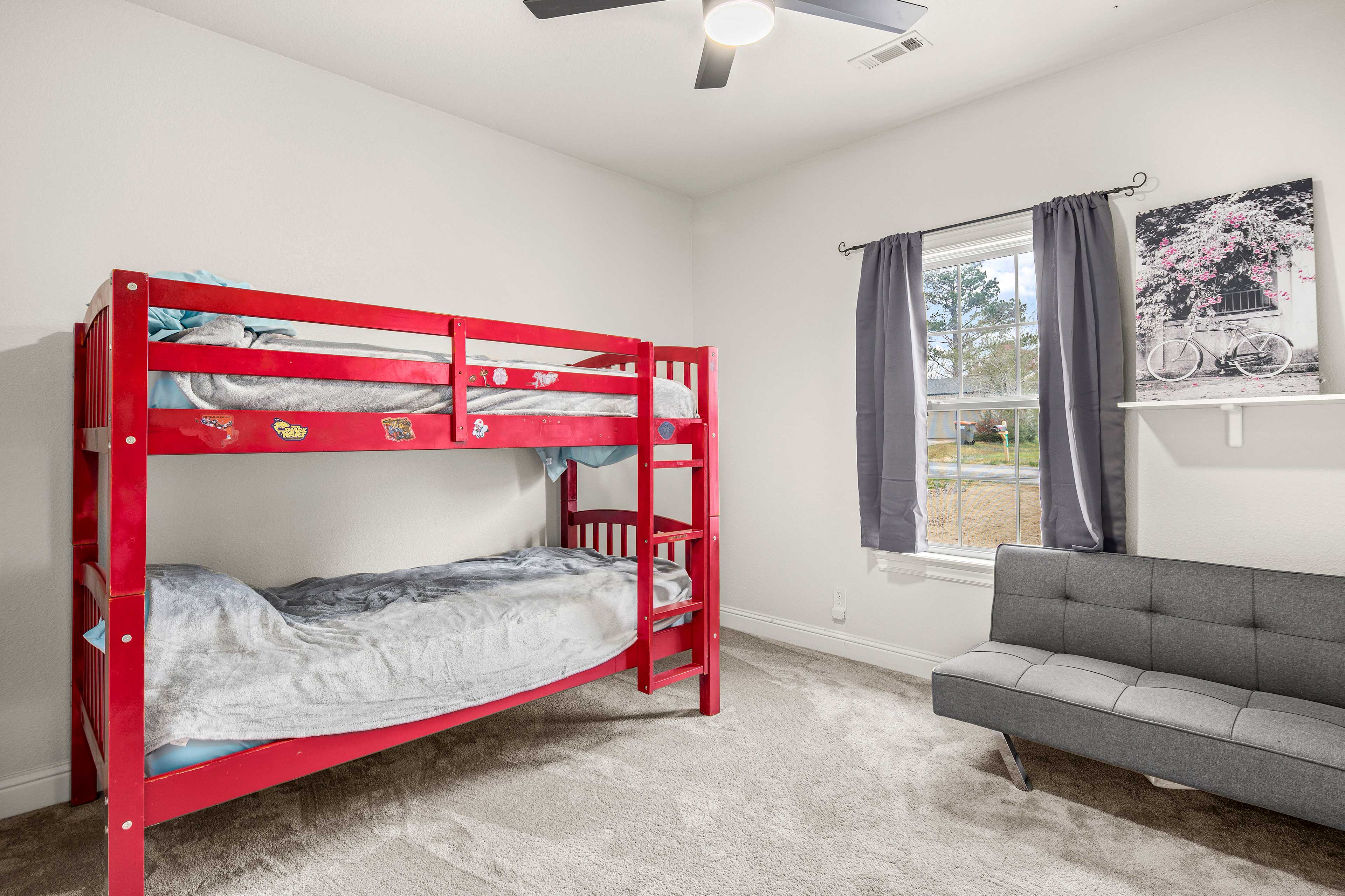 Bedroom 3 | Main Level | Twin Bunk Bed | Full Futon