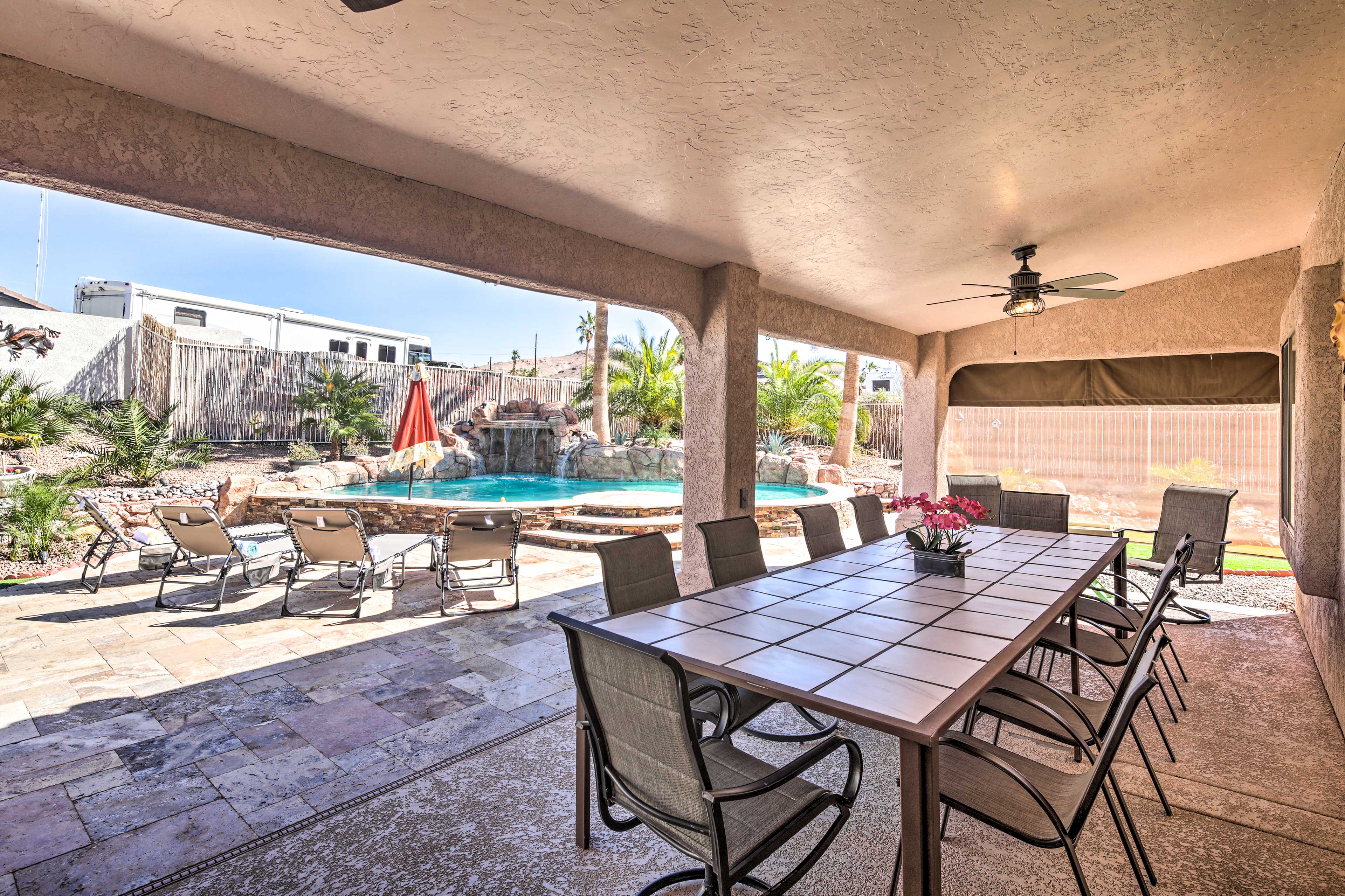 Covered Patio | Outdoor Dining Area