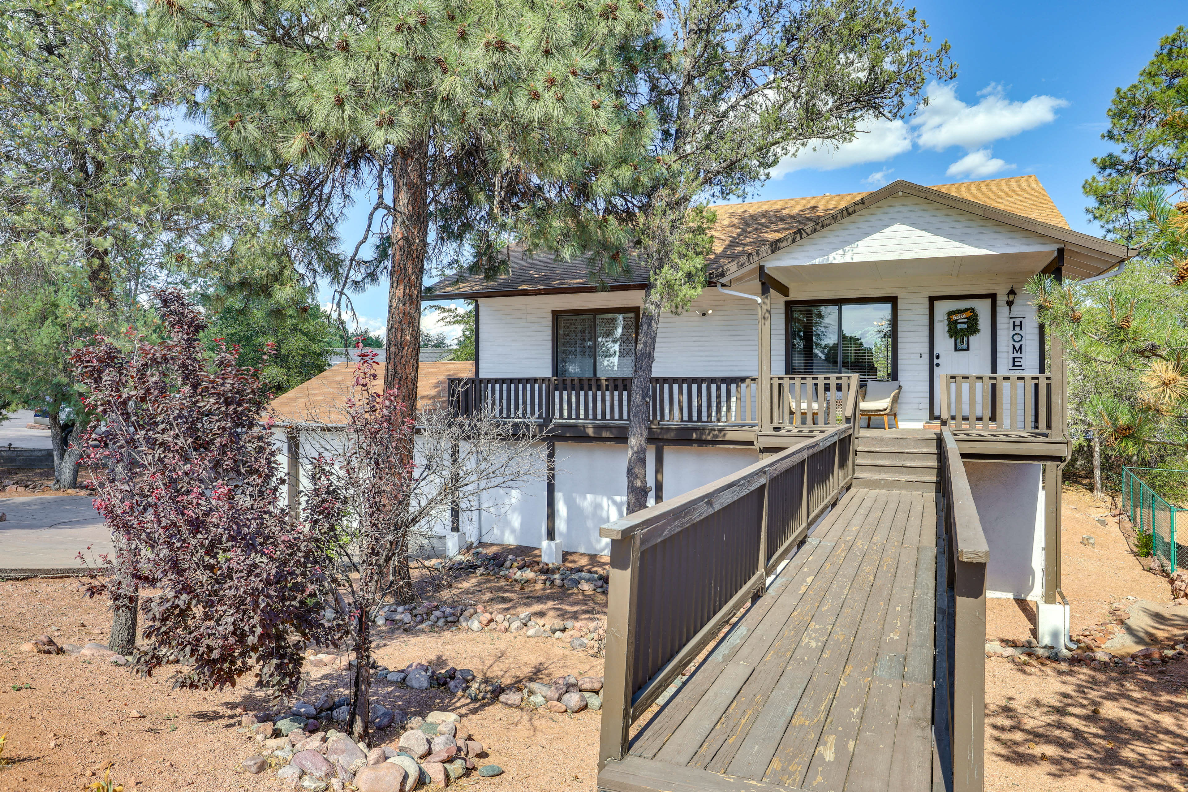 Payson Vacation Rental | 3BR | 2BA | 2,200 Sq Ft | 5 Steps Required