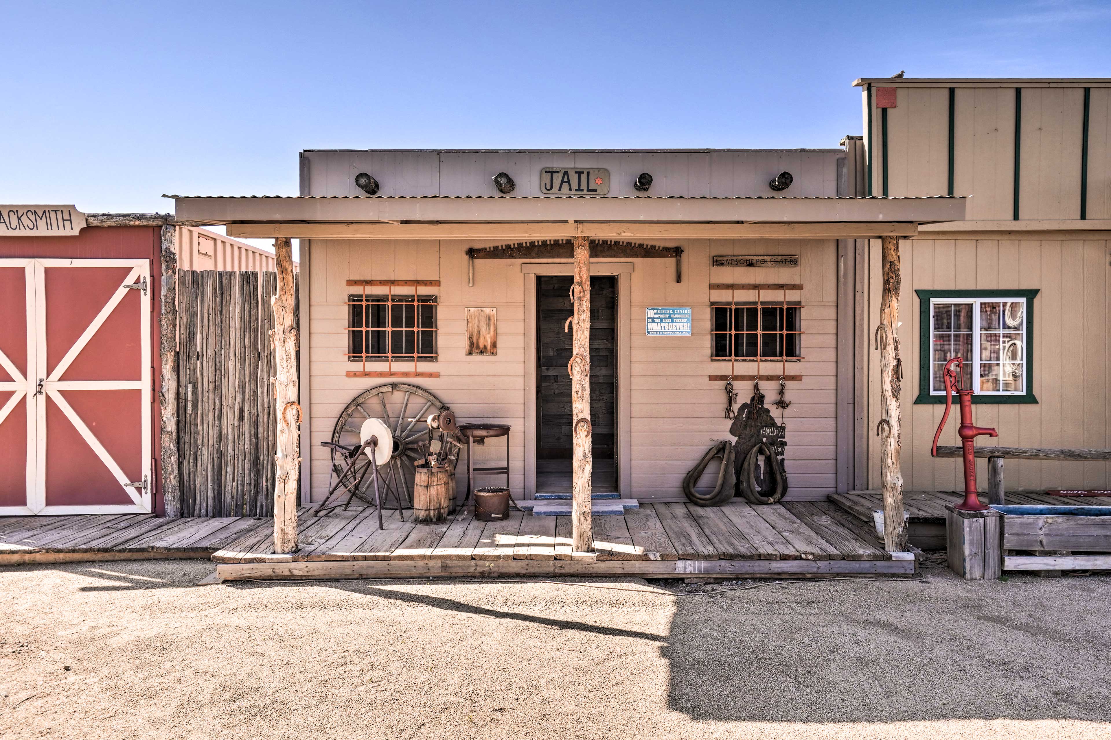 Cottage Exterior | 'Jail' Accessible to Guests