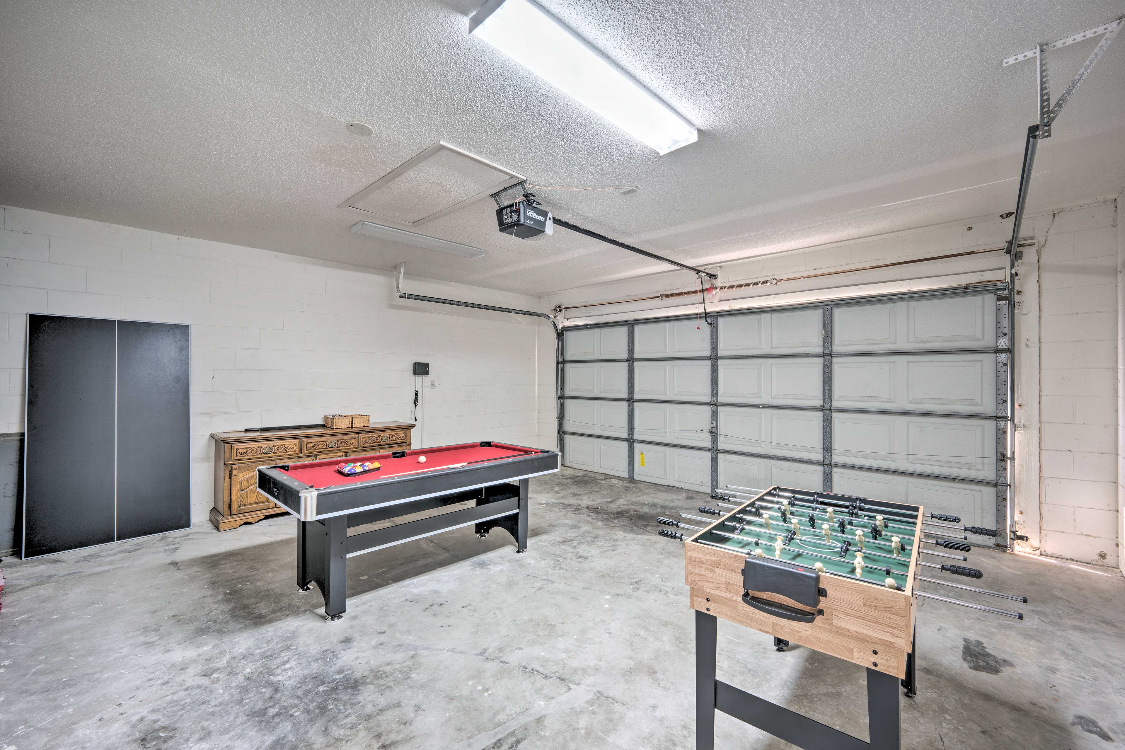 Garage | Pool Table | Foosball Table
