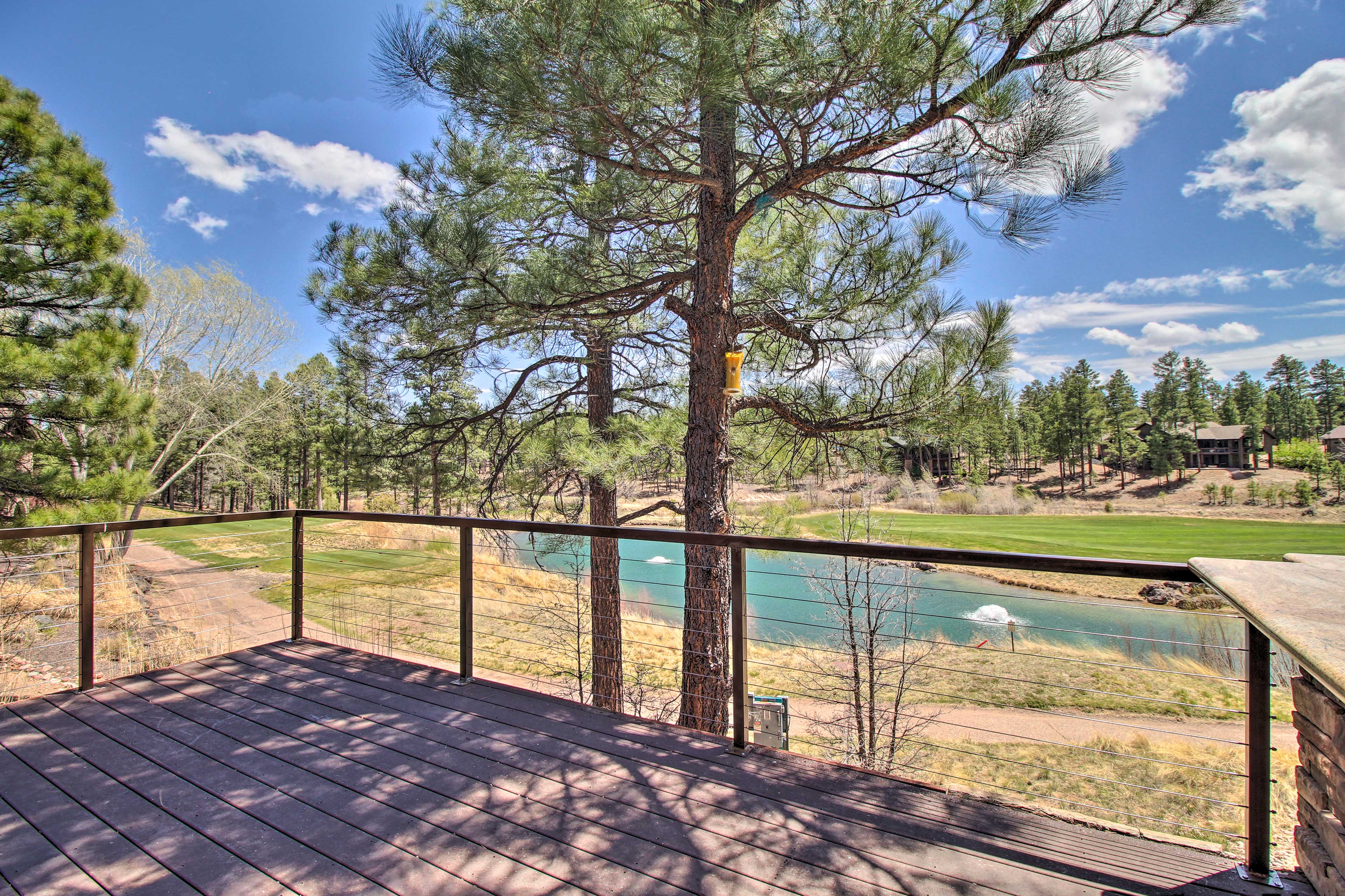 Private Deck | Golf Course Views