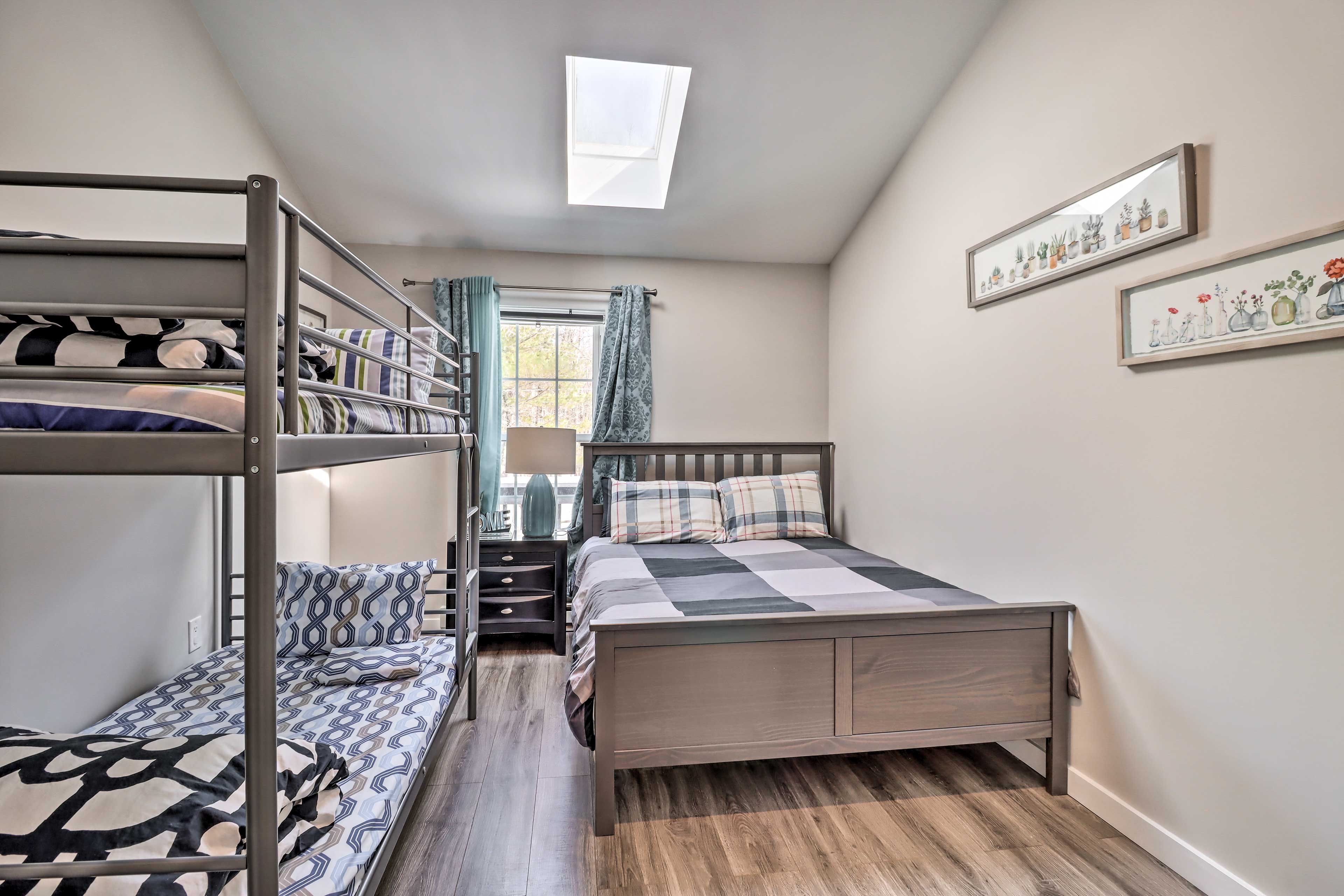 Bedroom 3 | Queen Bed | Twin Bunk Bed | Upper Level