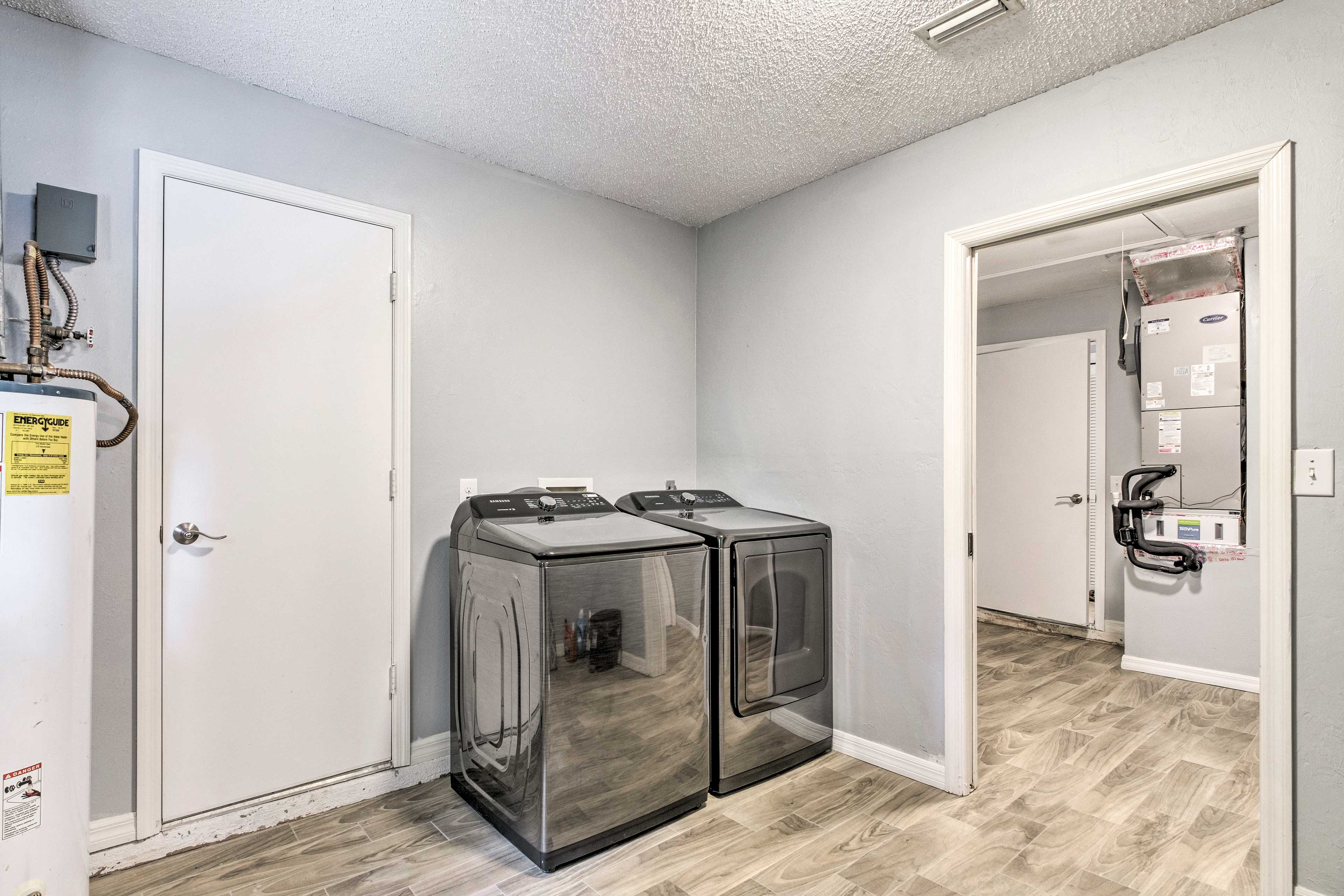 Laundry Room | Detergent Provided