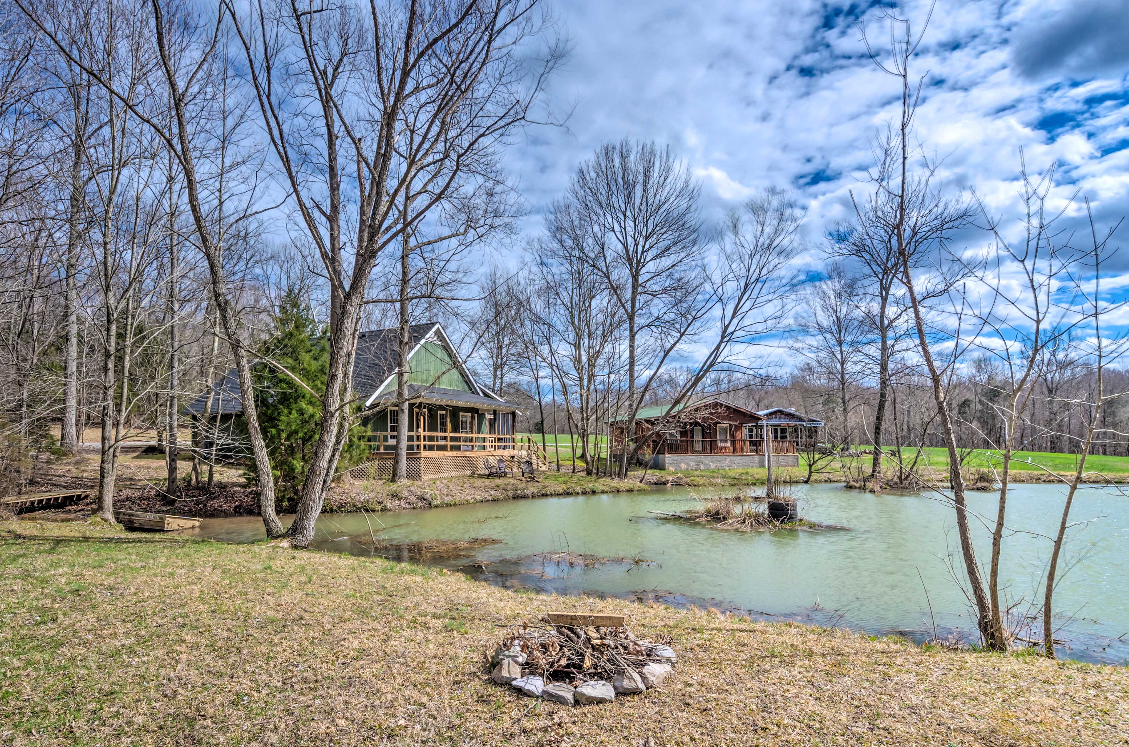 Cabin Exterior | Pond On-Site