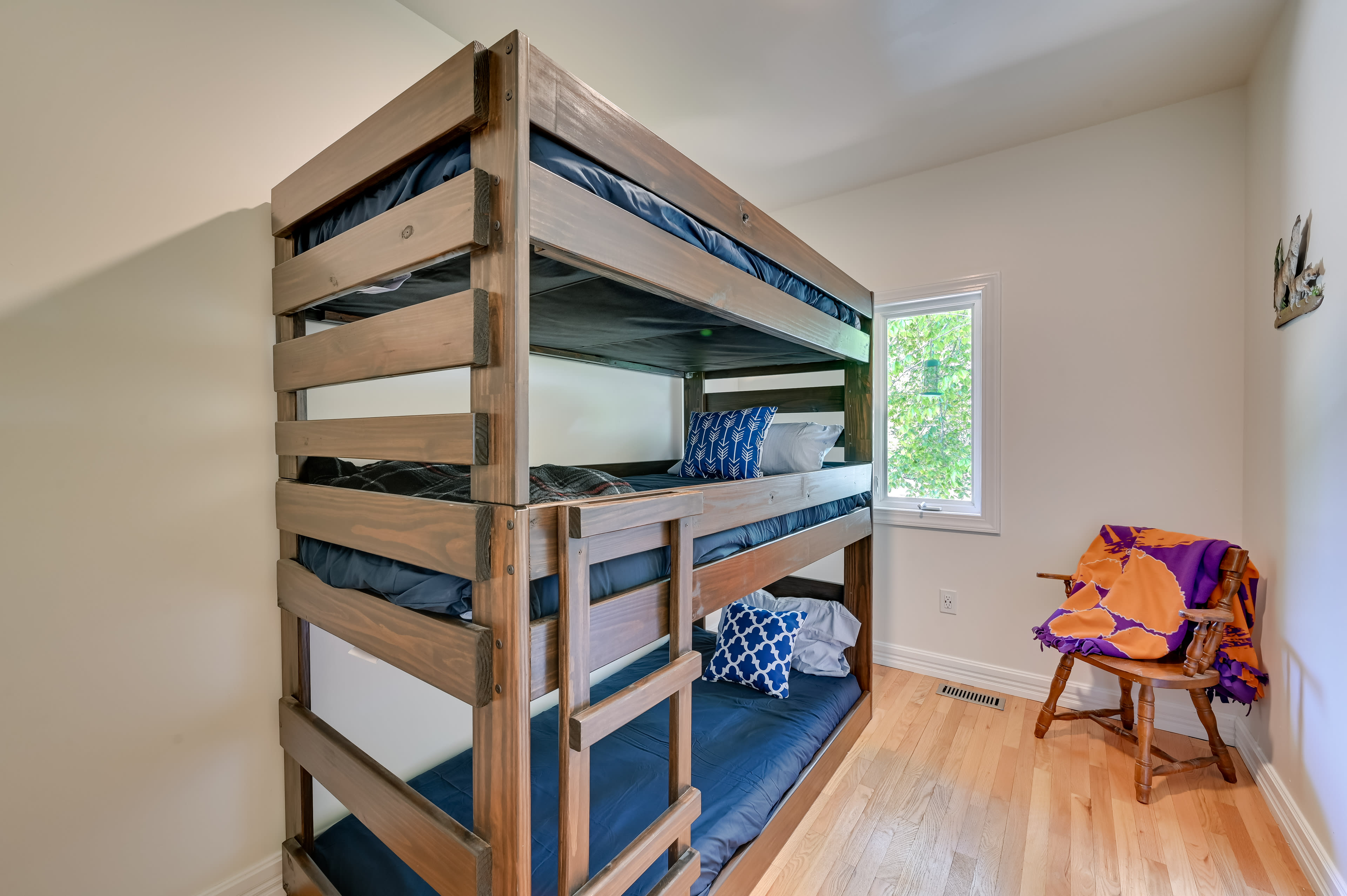 Bedroom 1 | Triple Twin Bunk Bed | Linens Provided