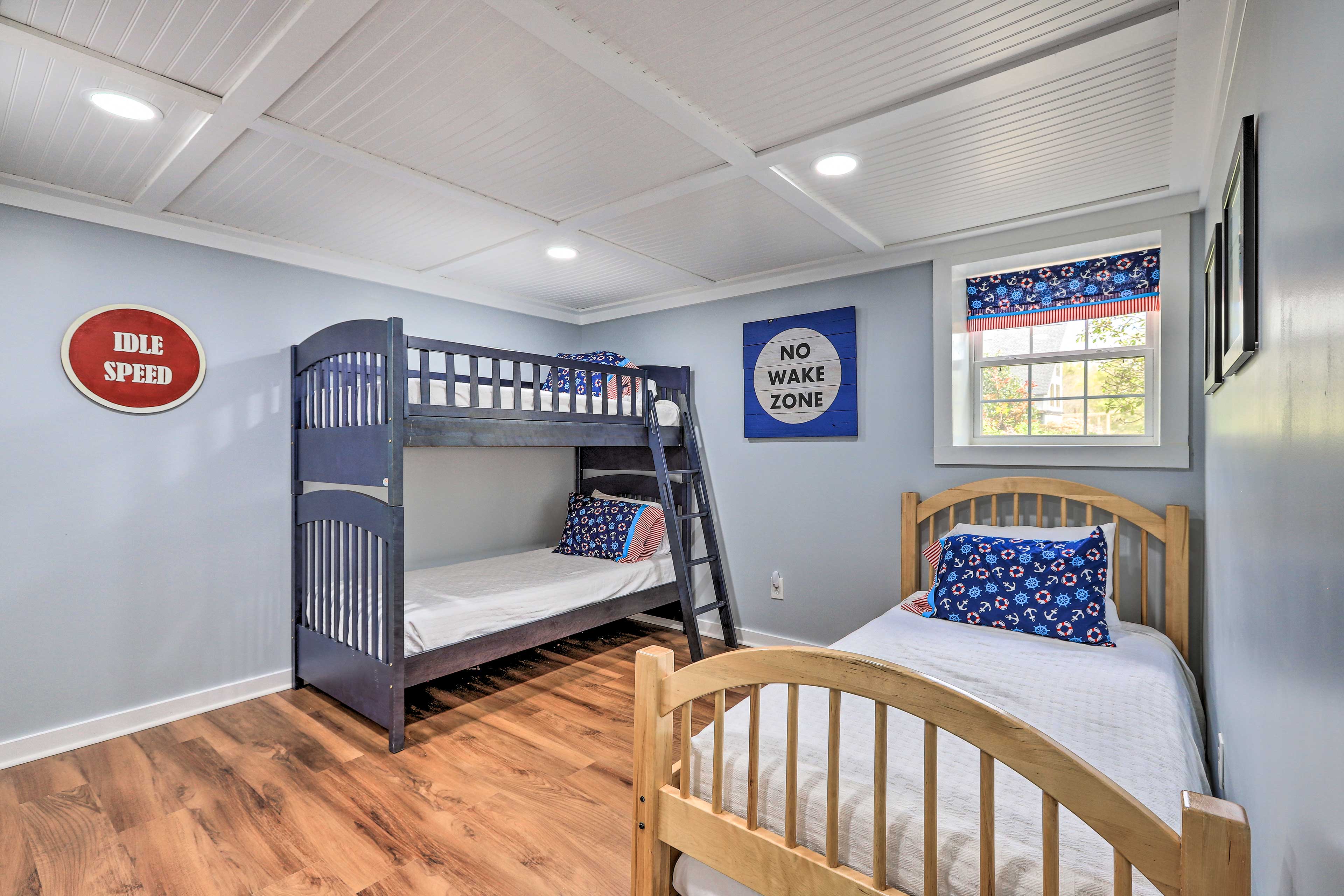 Bedroom 4 | Twin Bunk Bed, Twin Bed w/ Twin Trundle | Basement