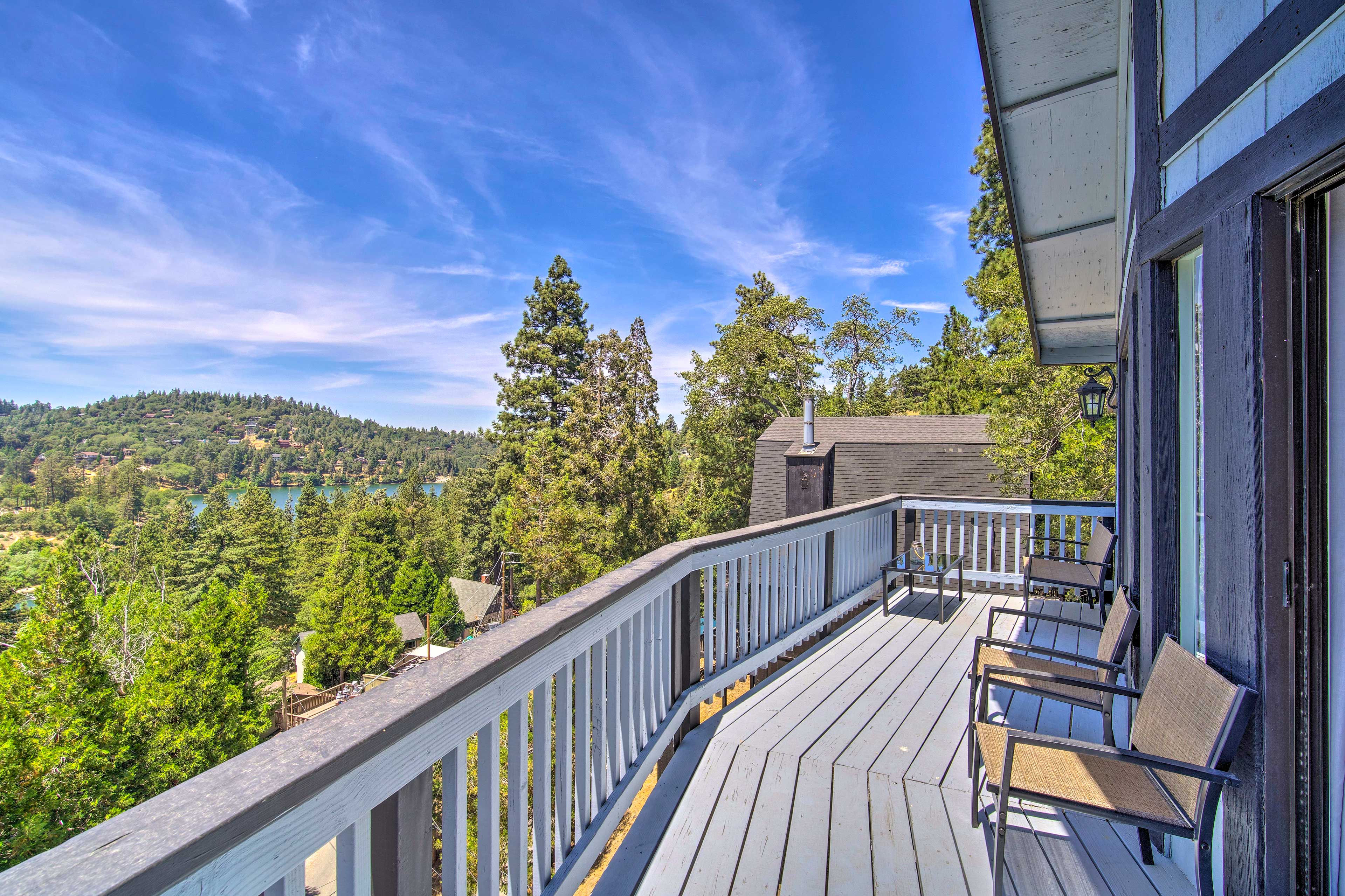 Balcony | 3rd Floor | Lake Views