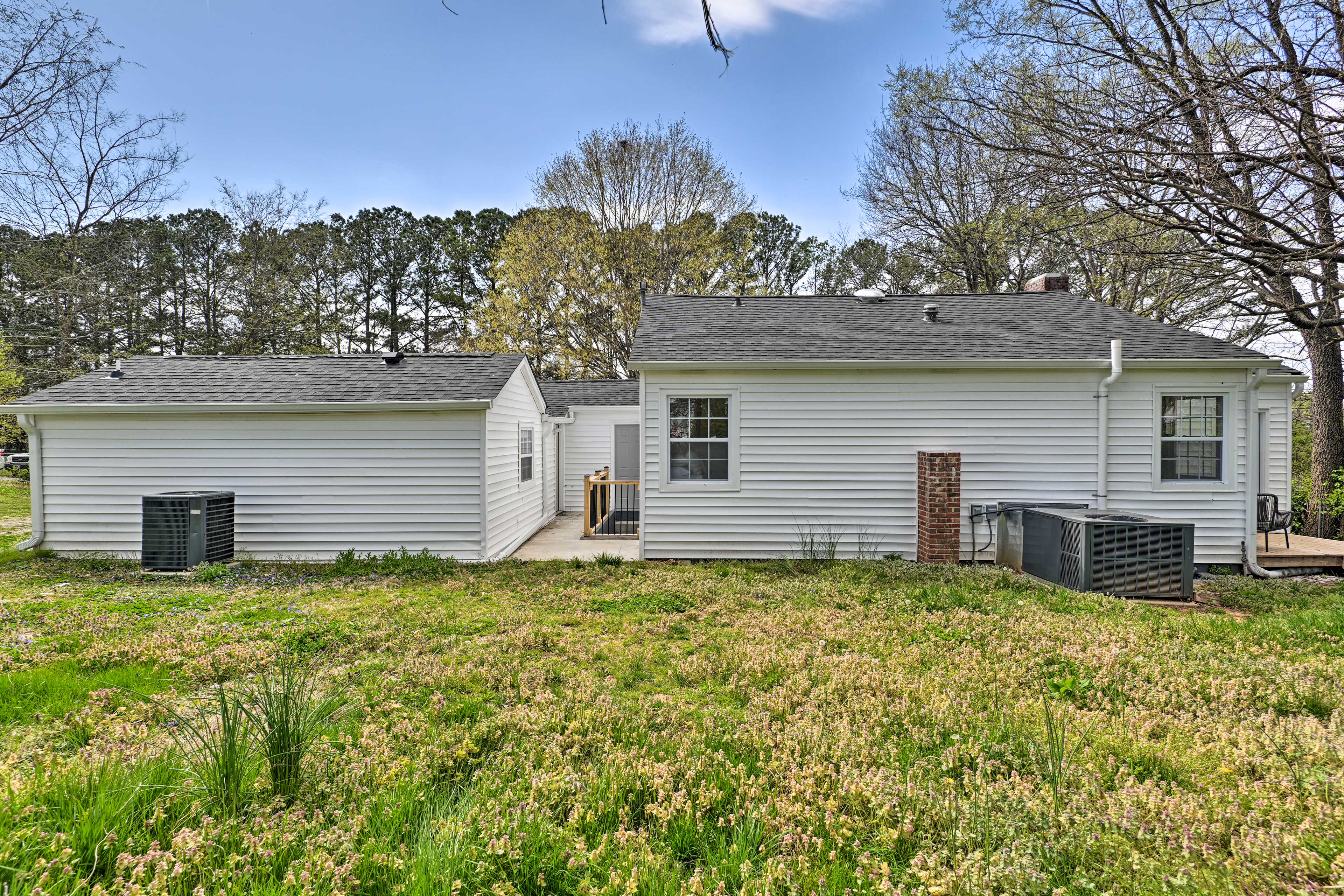 Home Exterior | Shared Grilling Patio w/ Grill