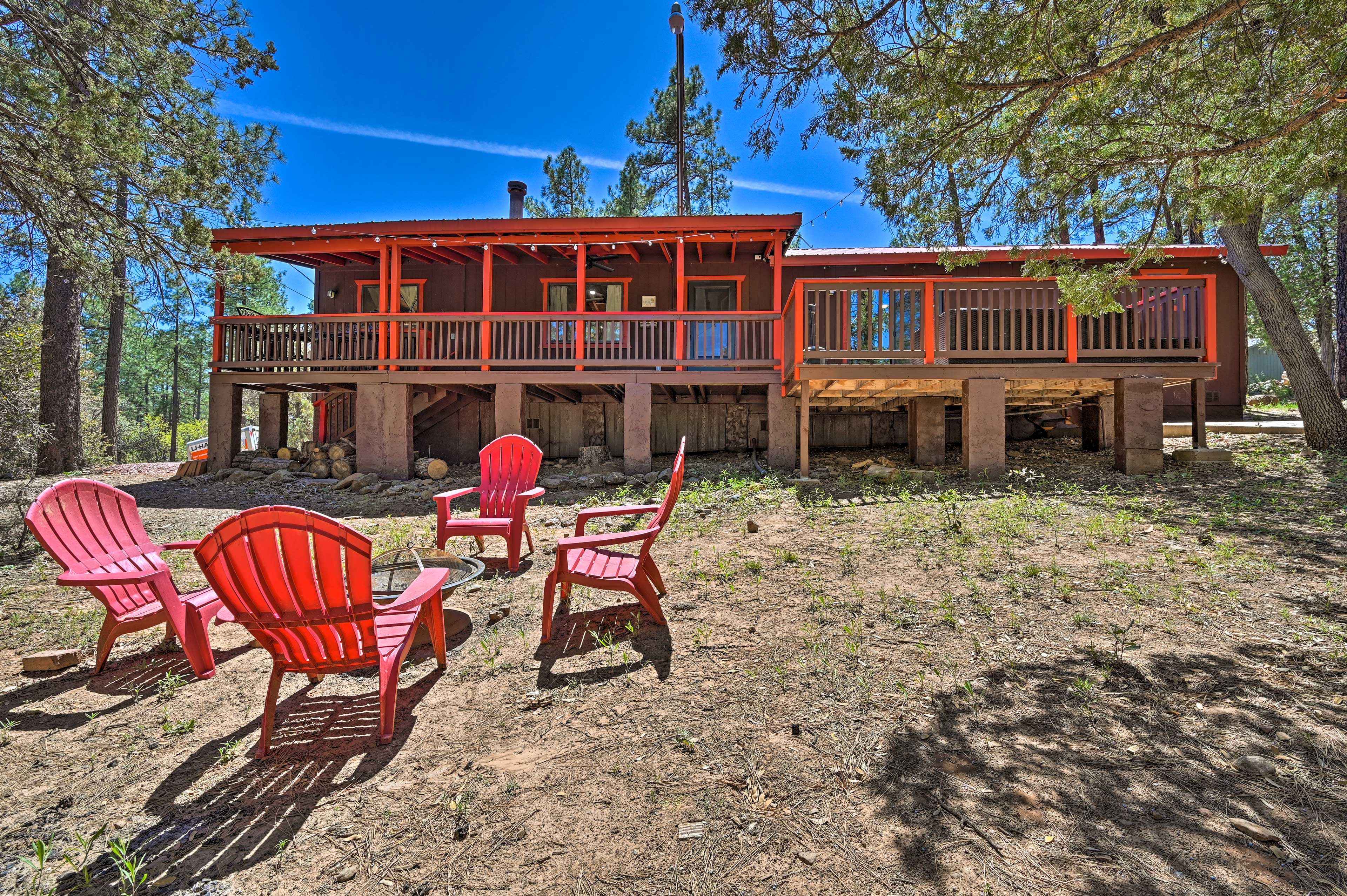 Backyard | Deck | Fire Pit (Not Available in Summer Months)