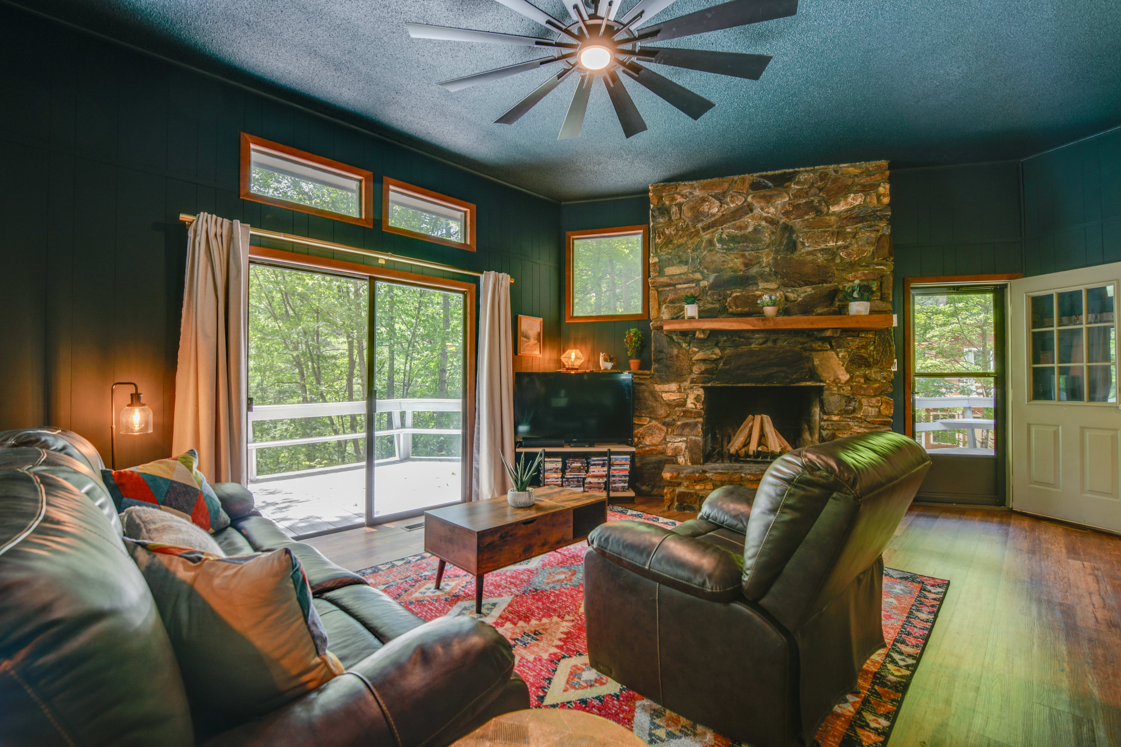 Bryson City Vacation Rental | 2BR | 2BA | 1,000 Sq Ft | Access By Stairs