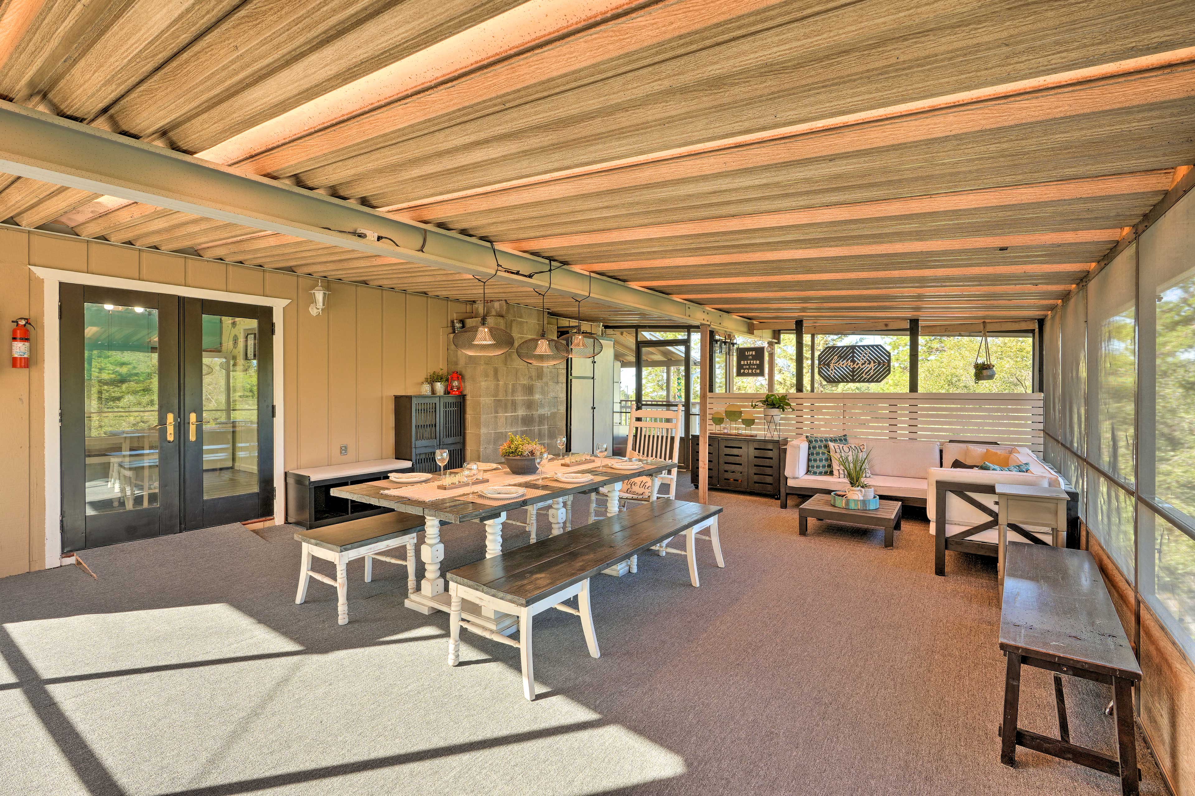 Screened Porch | Access Via Kitchen & Balcony | 2nd Floor