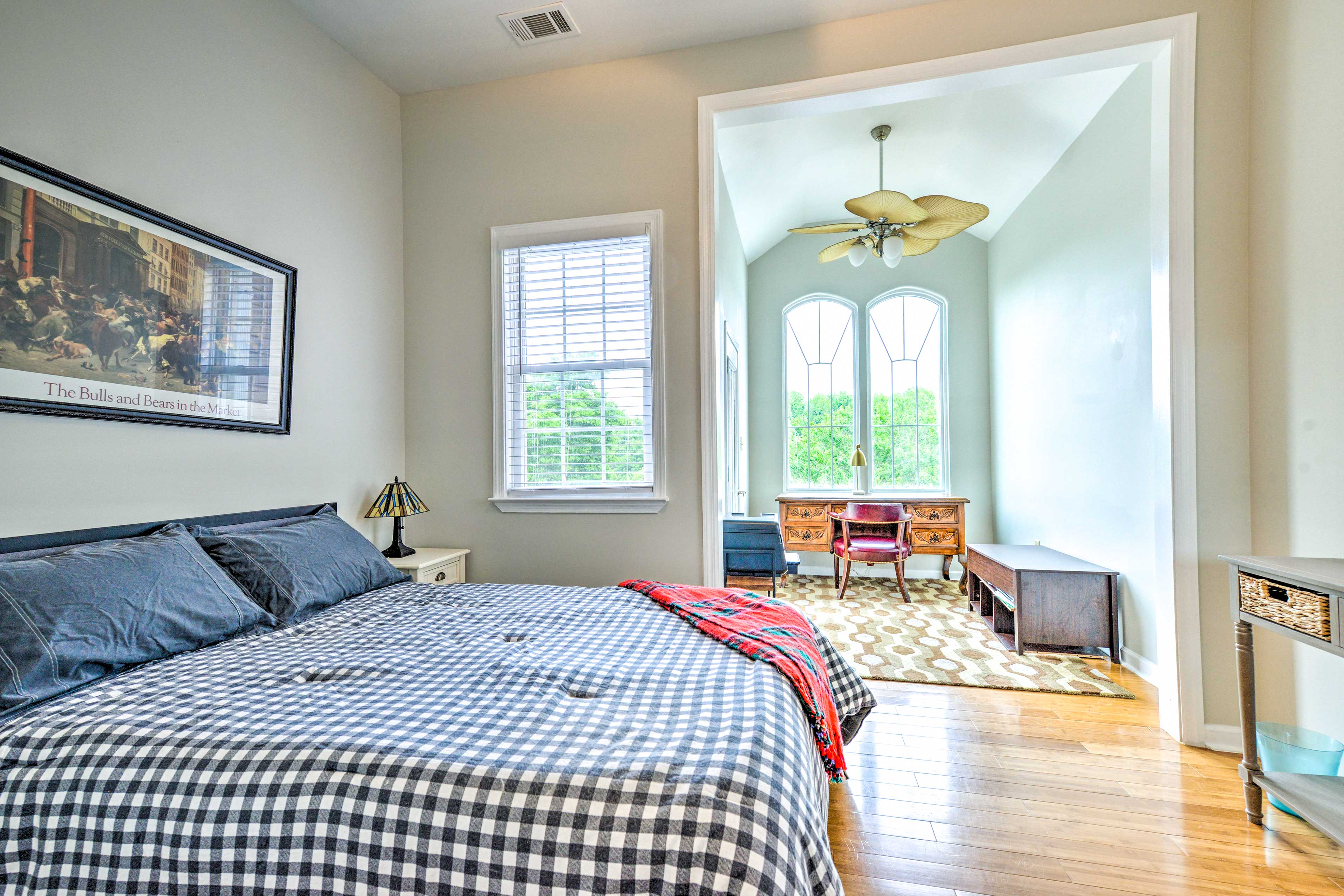 Bedroom 2 | Upper Level | Full Bed | Desk Workspace