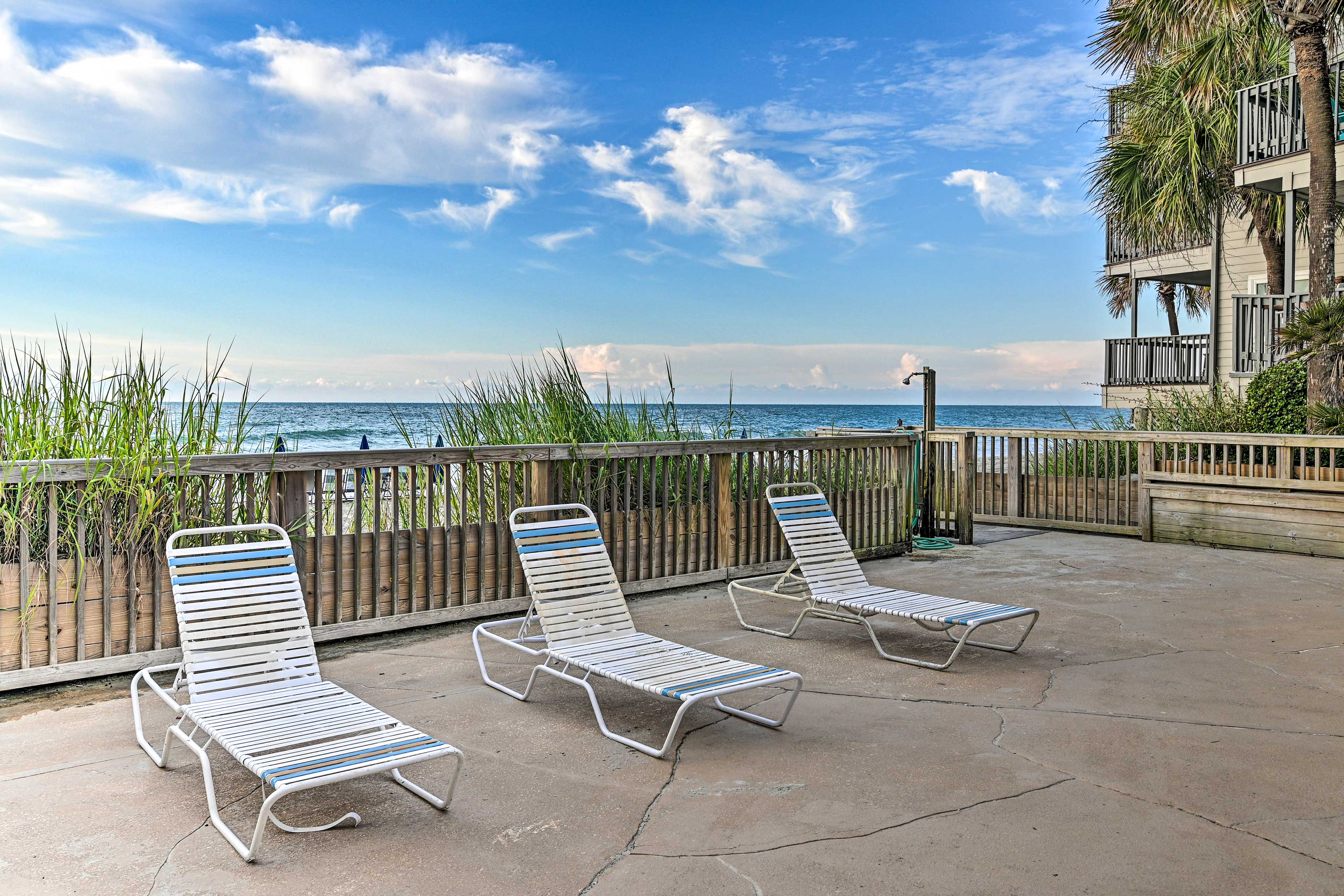 Condo Exterior | Beach Access | Outdoor Shower