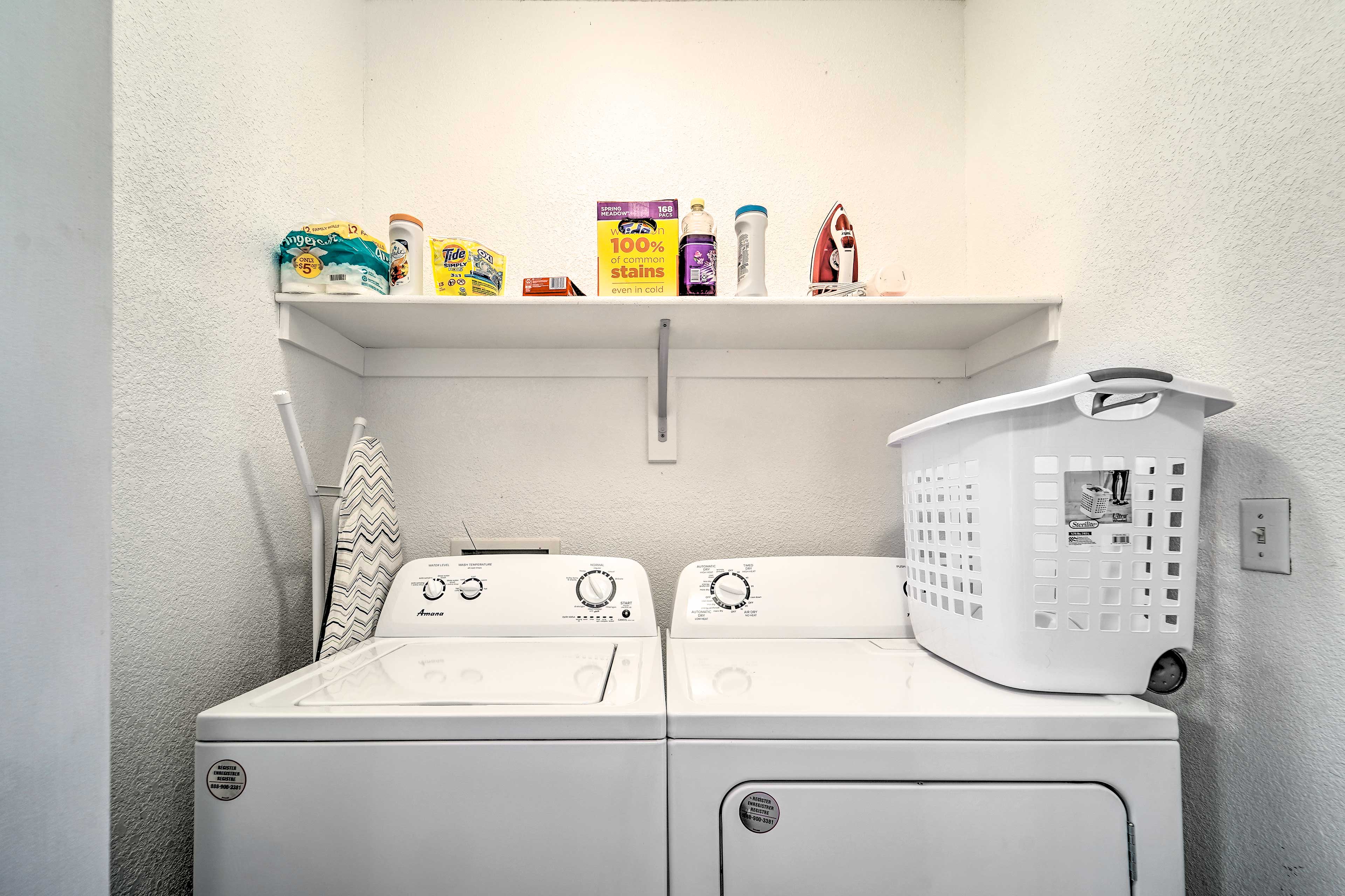 In-Unit Laundry | Iron/Ironing Board