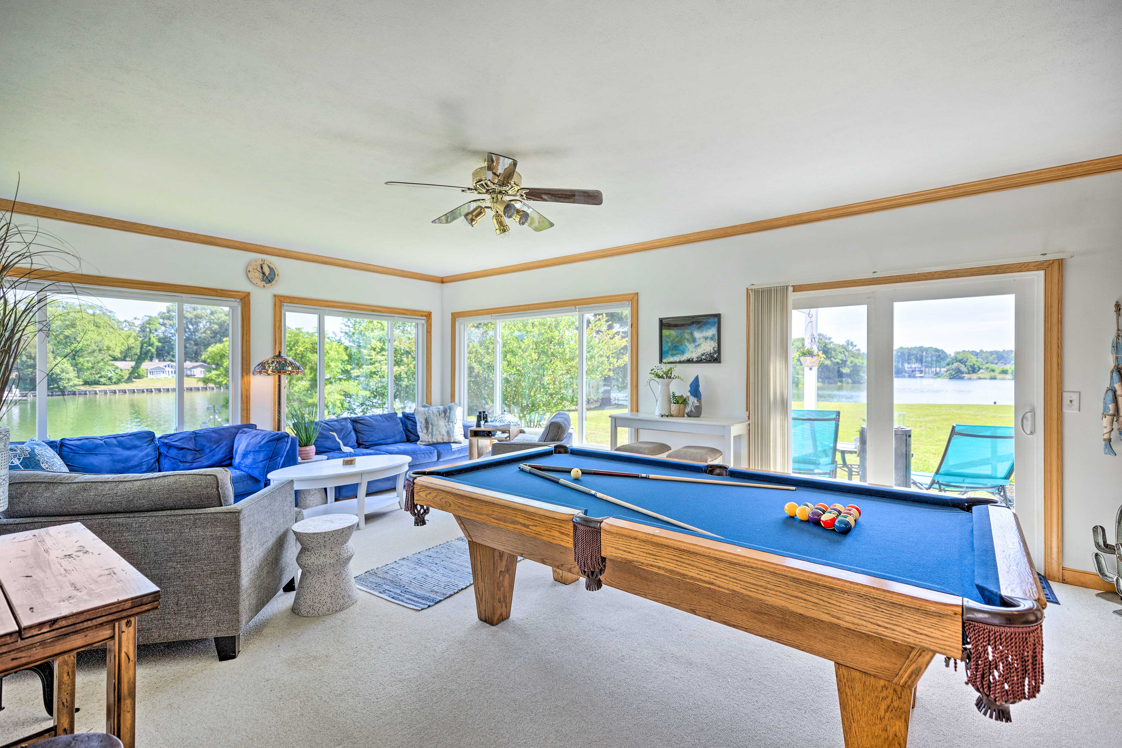 Sunroom | Books | River Views