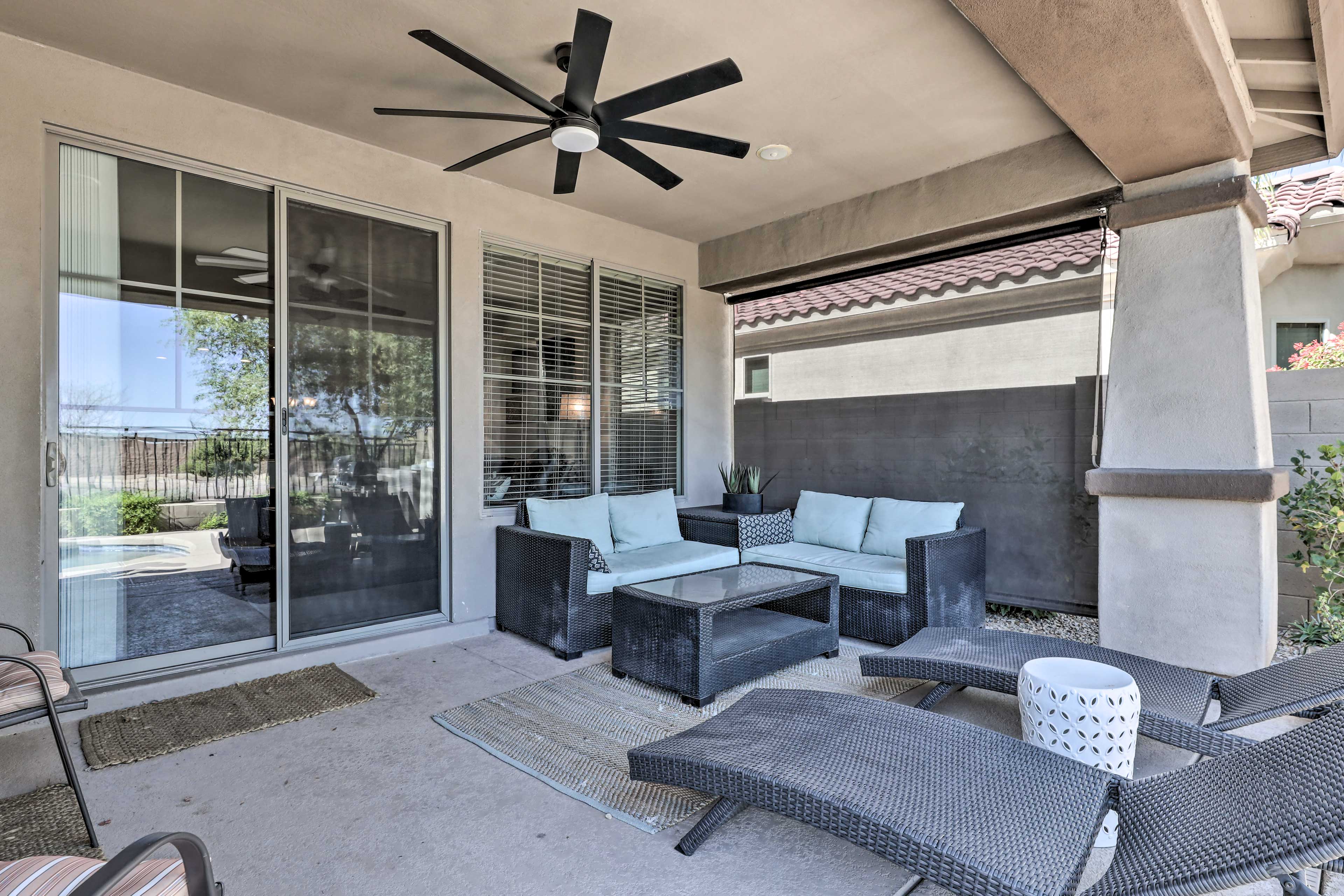 Patio Area | Outdoor Seating | Gas Grill