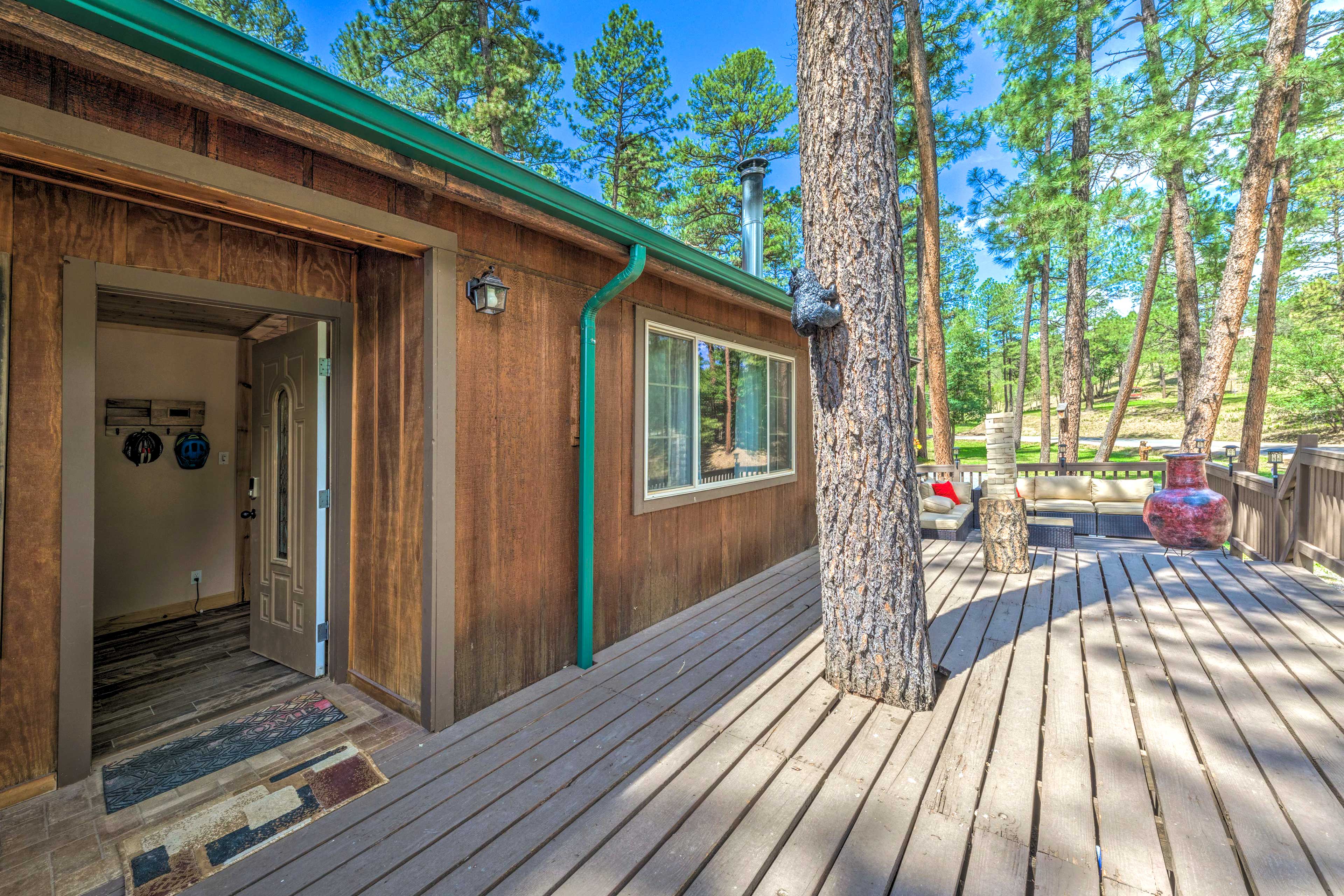 Expansive Deck | Giant Jenga | | Lounge Seating