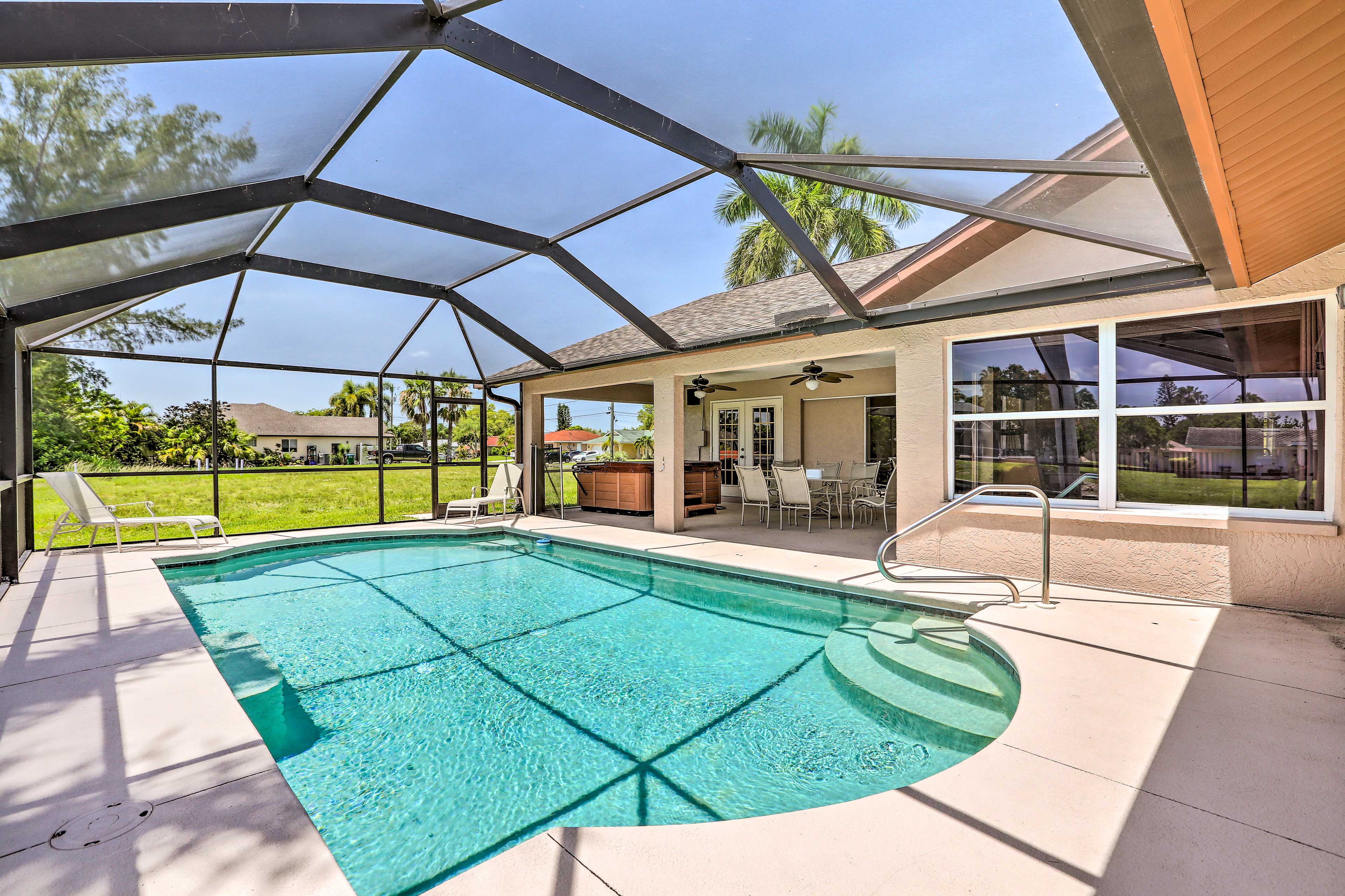 Cape Coral Vacation Rental | 4BR | 2BA | Step-Free Access | 2,236 Sq Ft