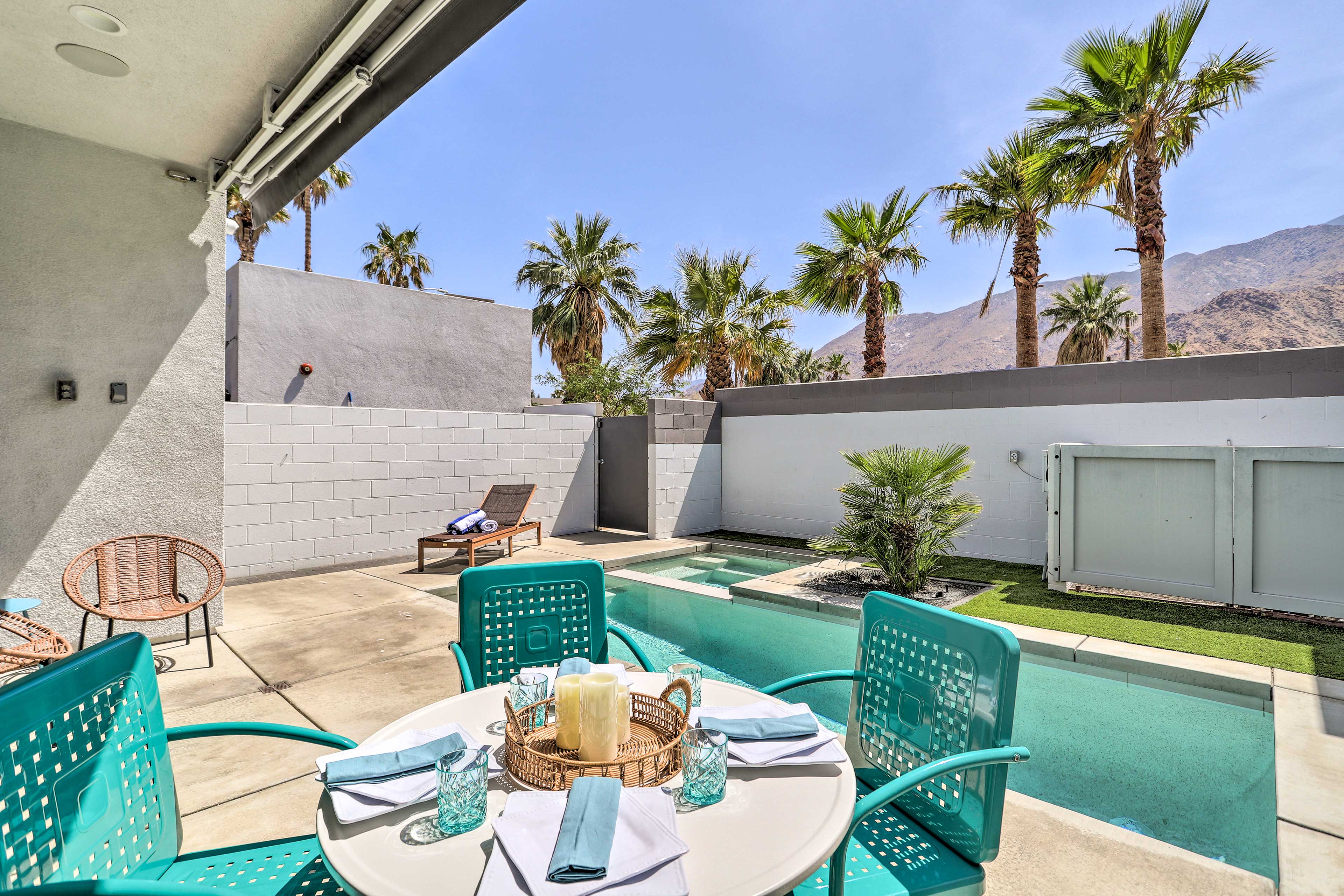 Palm Springs Vacation Rental | 3BR | 3.5BA | 1,945 Sq Ft | Step-Free Entrance