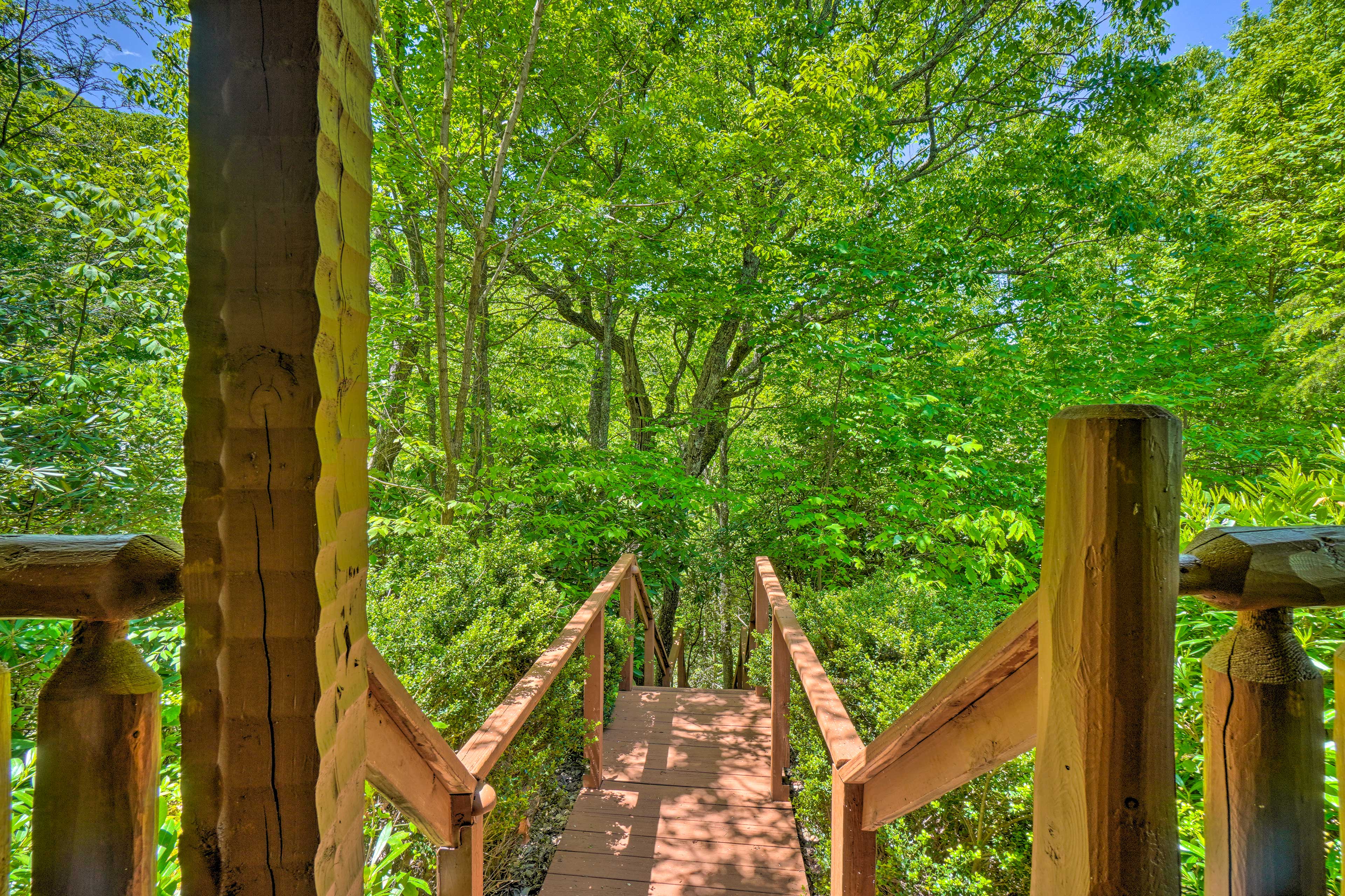 Stairs to Sitting Deck