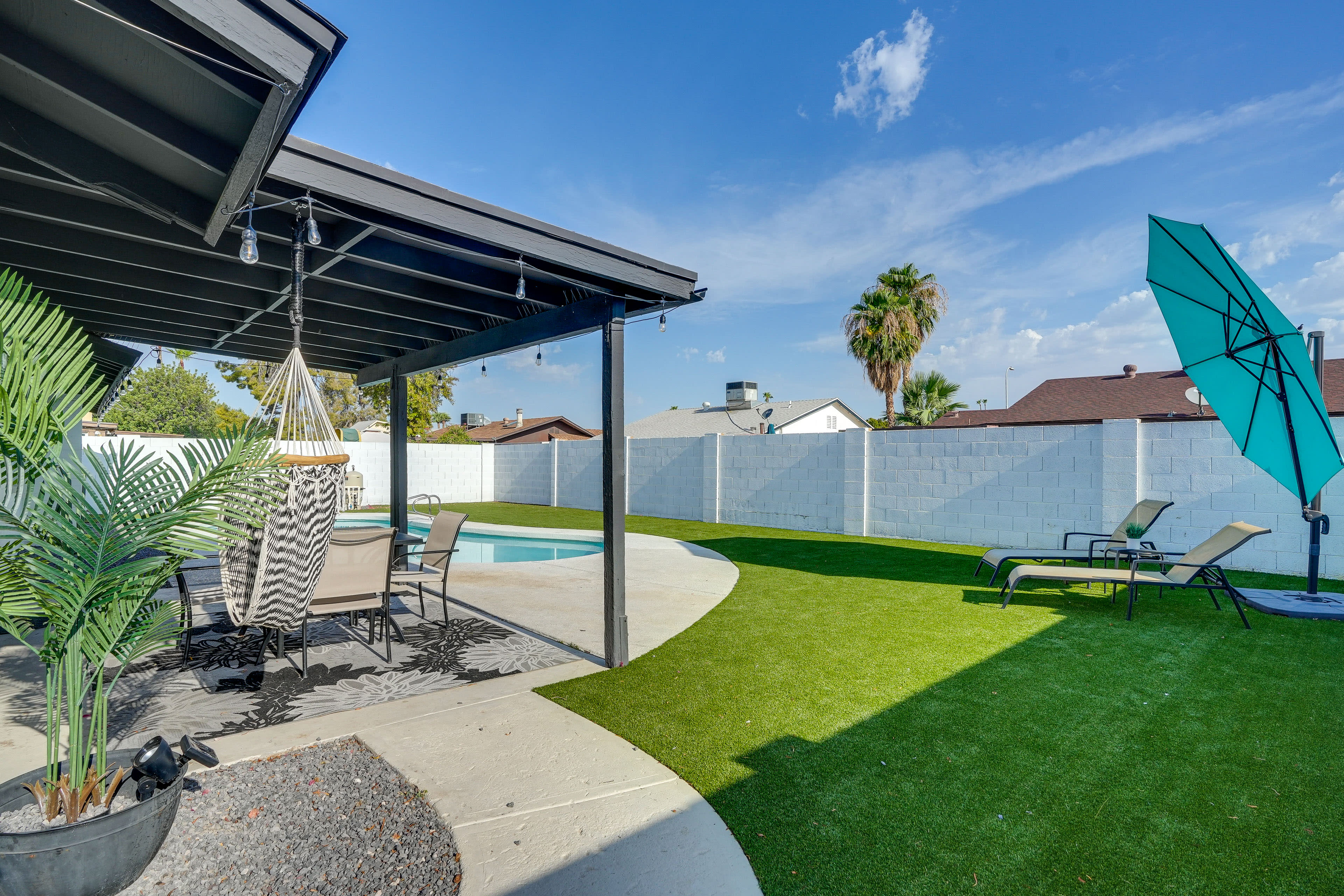 Fully Fenced Yard | Pool | Lounge Seating