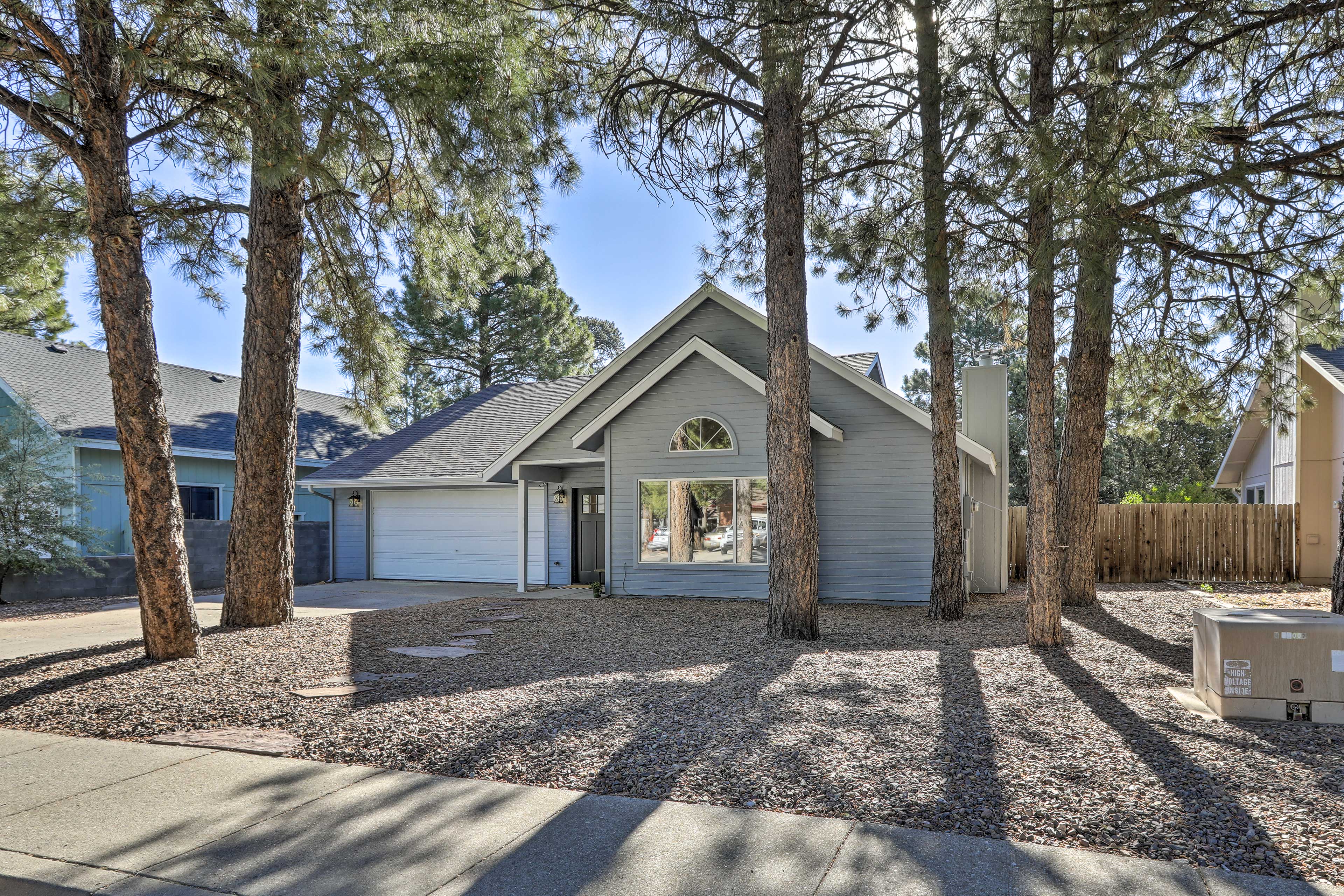 Front Exterior | Single-Story Home | Central Heating & A/C