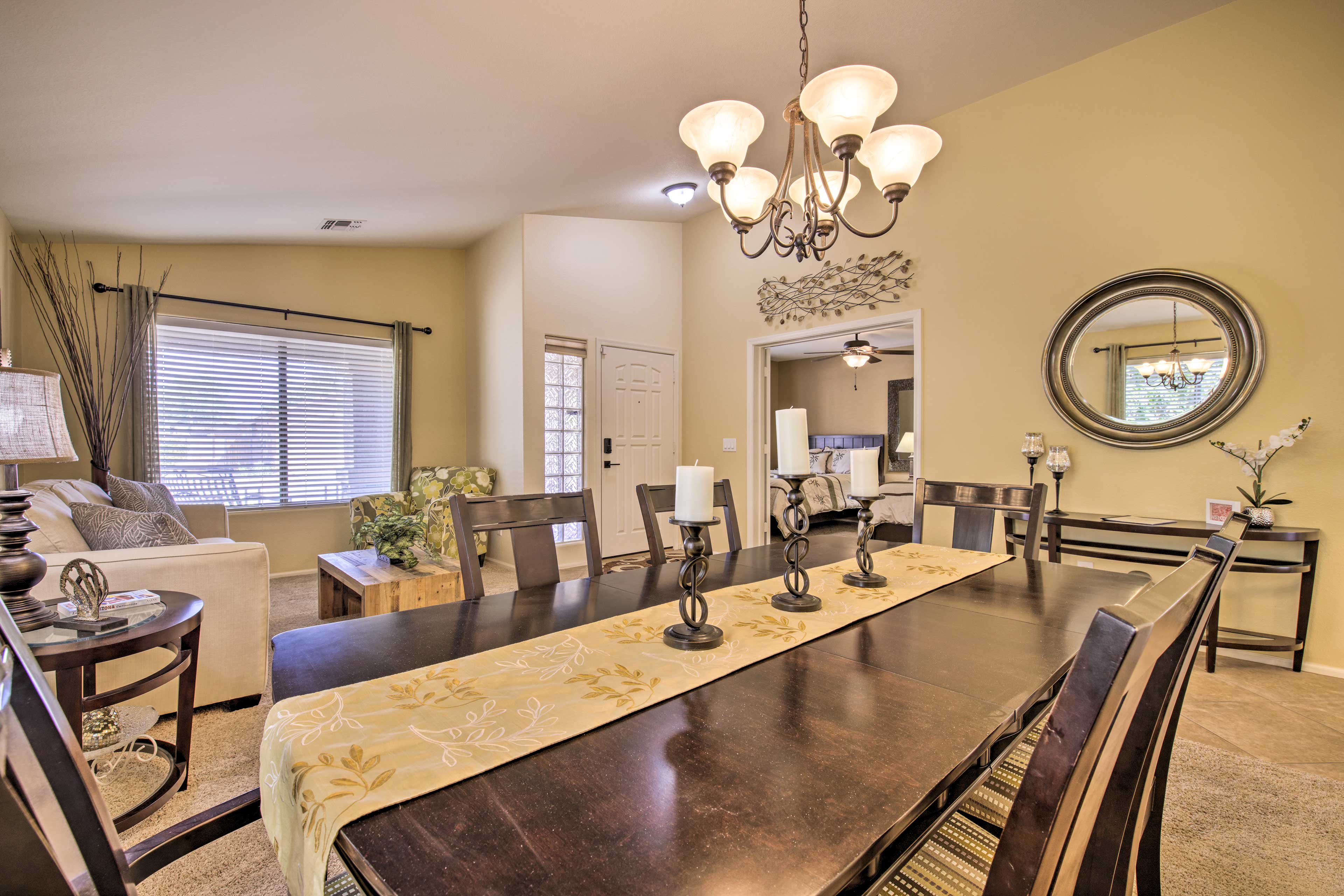 Formal Dining Area | Dishware & Flatware Provided