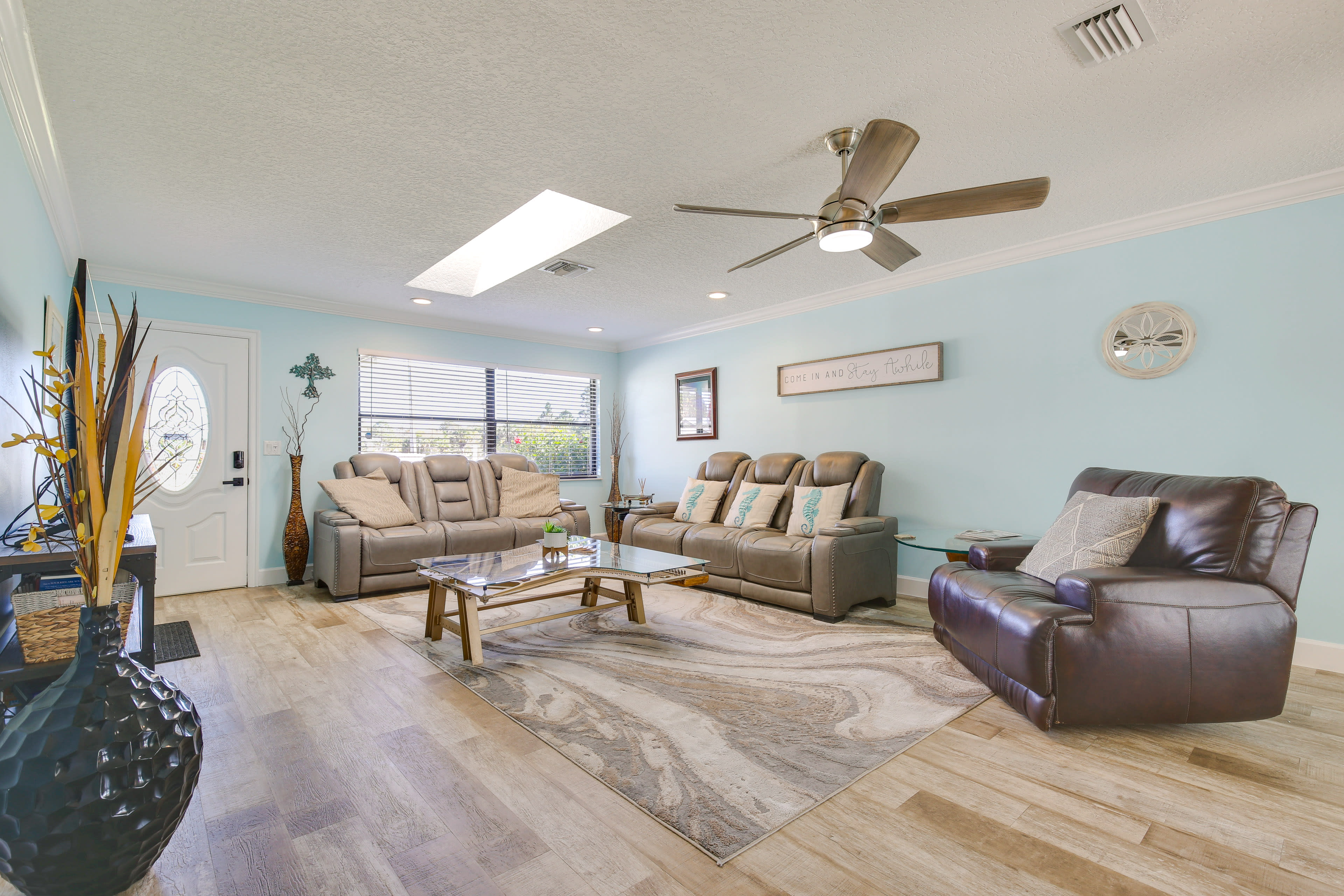 Living Room | Central A/C | Electric Heating | Access to Screened-In Porch