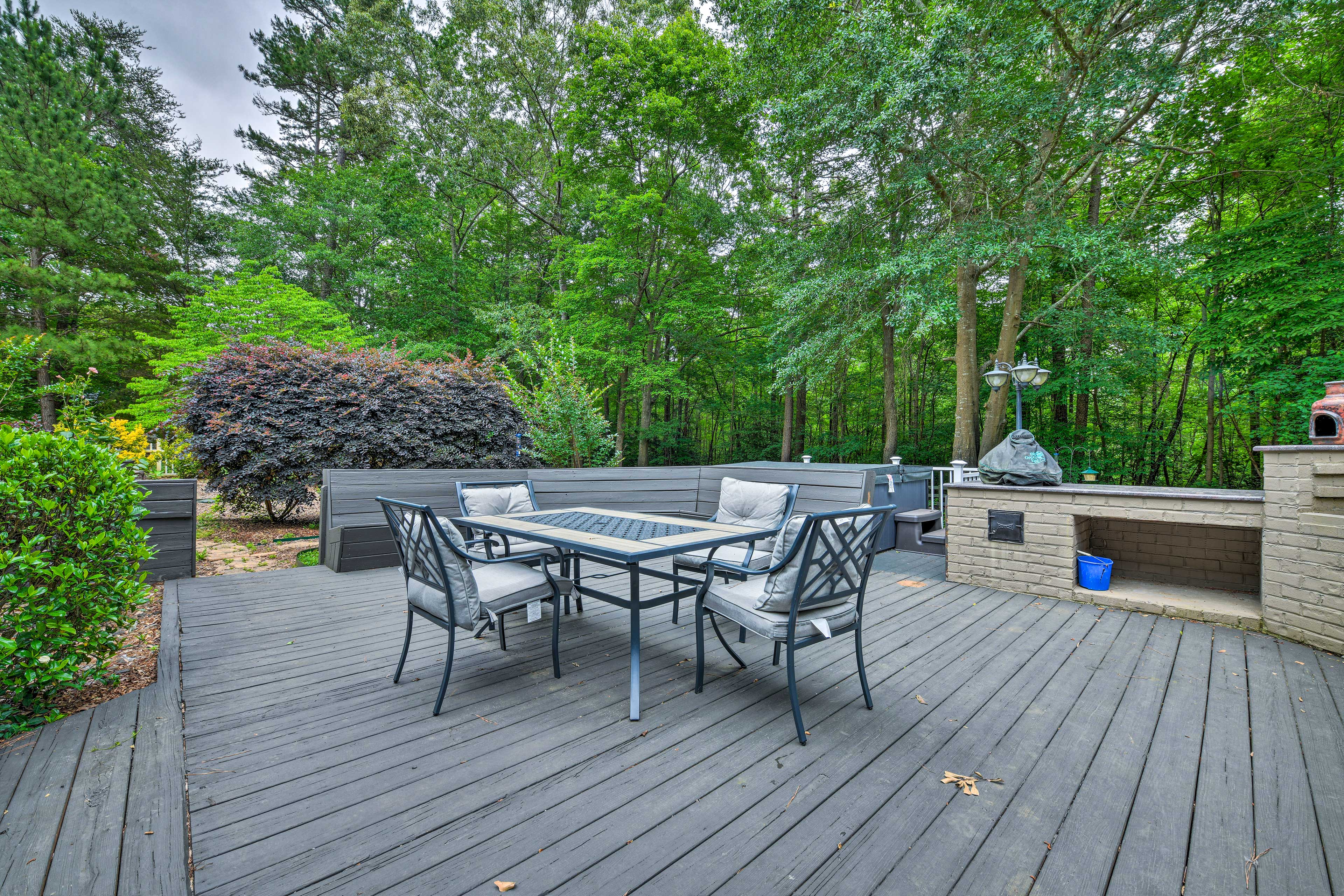 Back Deck | Hot Tub | Outdoor Kitchen | Gas Grill