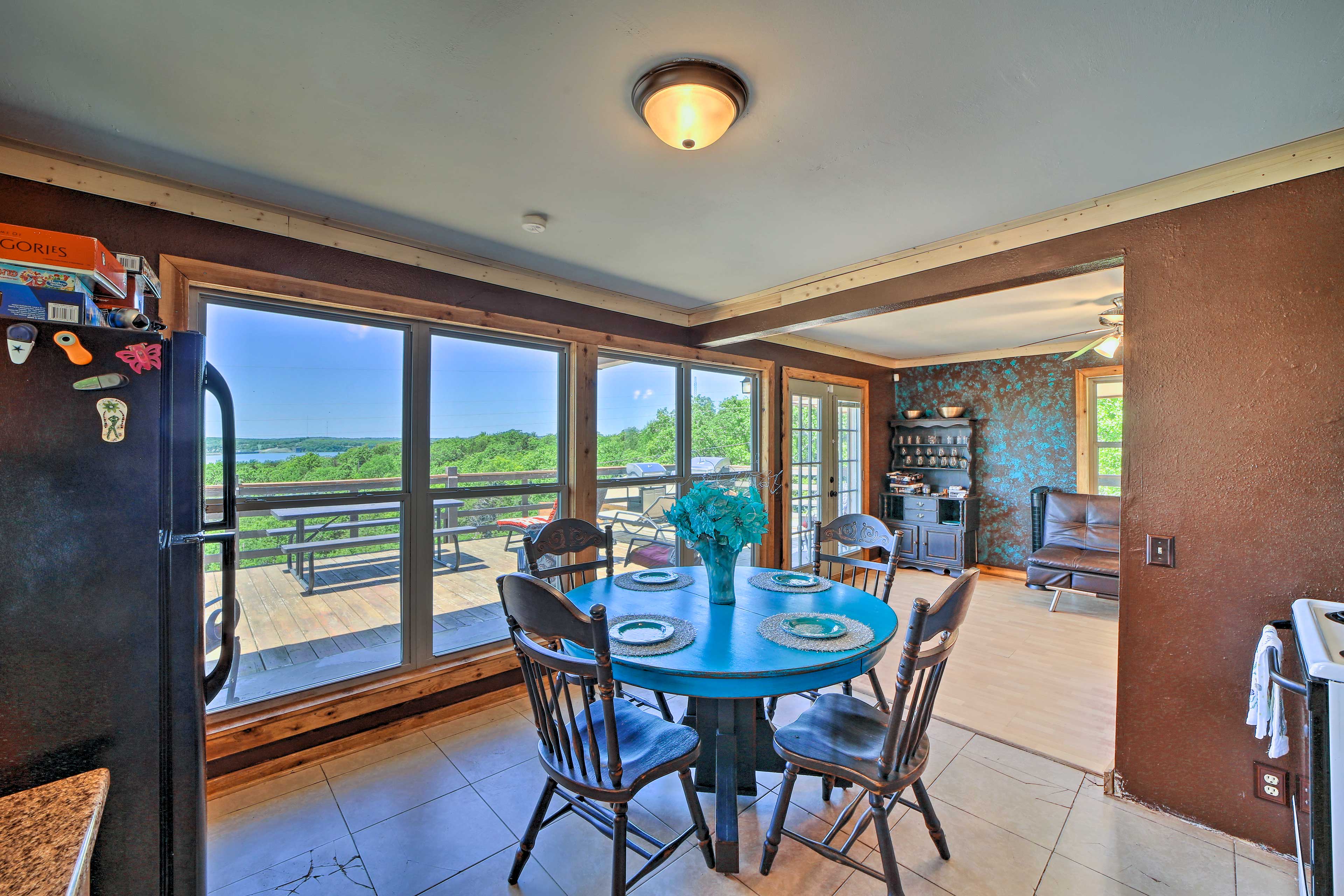 Kitchen | Dining Area | Lake Views