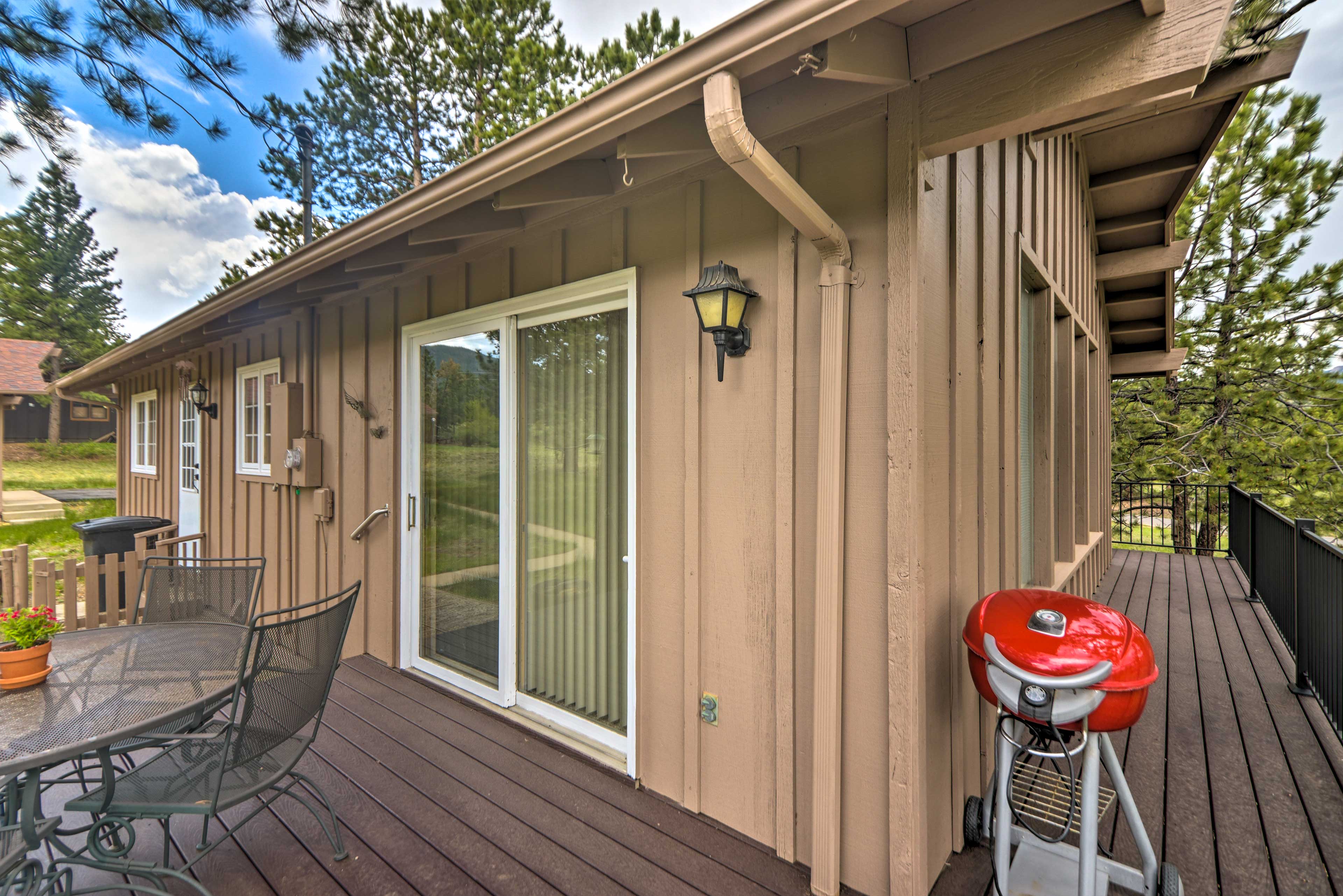 Private Wraparound Deck | Electric Grill | Yard | Mountain Views