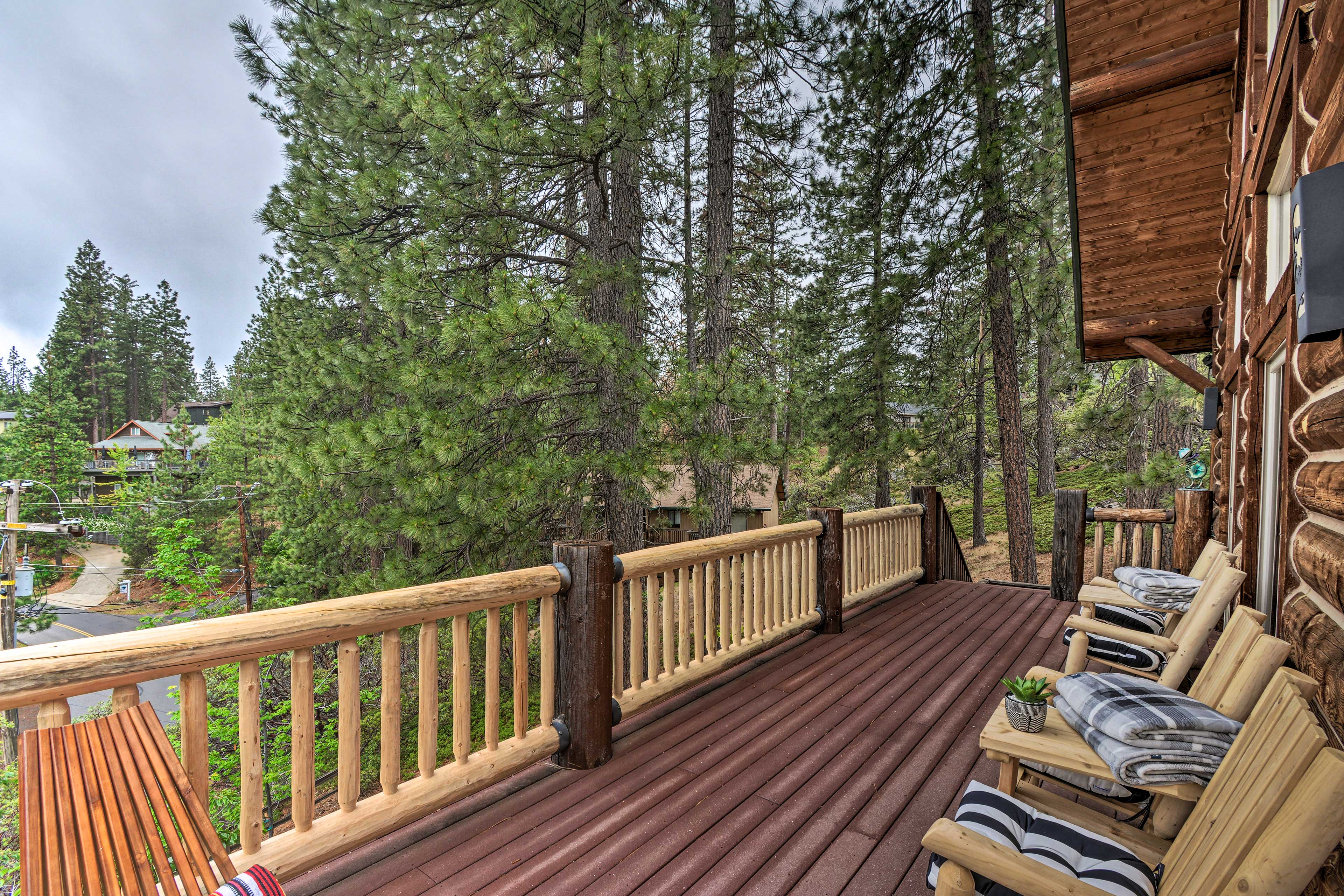 Balcony | Fire Pit | Scenic Views | 2-Story Cabin