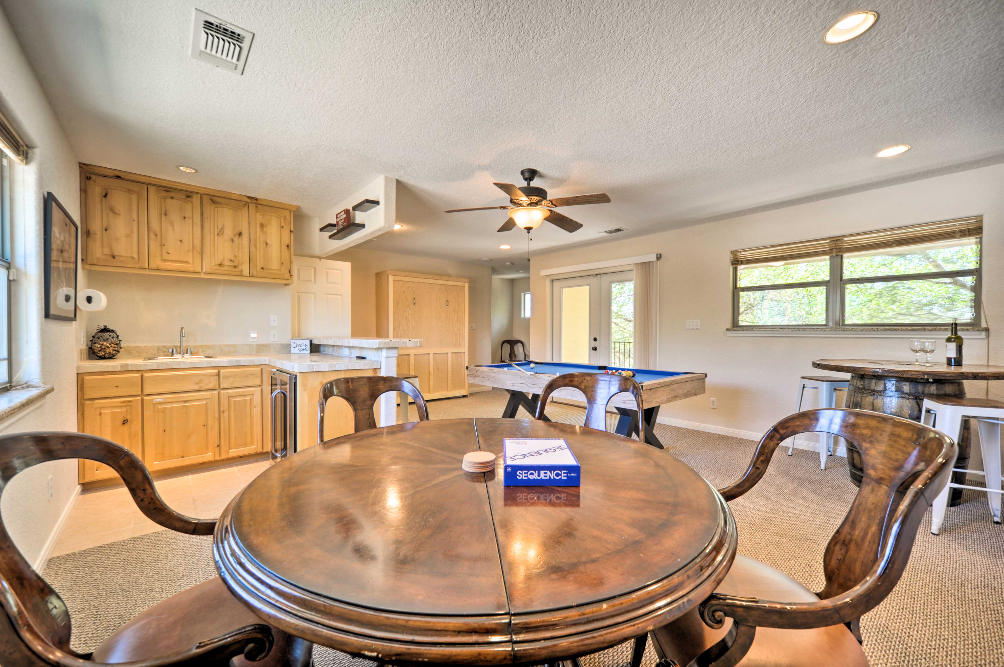 Game Room | Full Murphy Bed | 2nd Floor