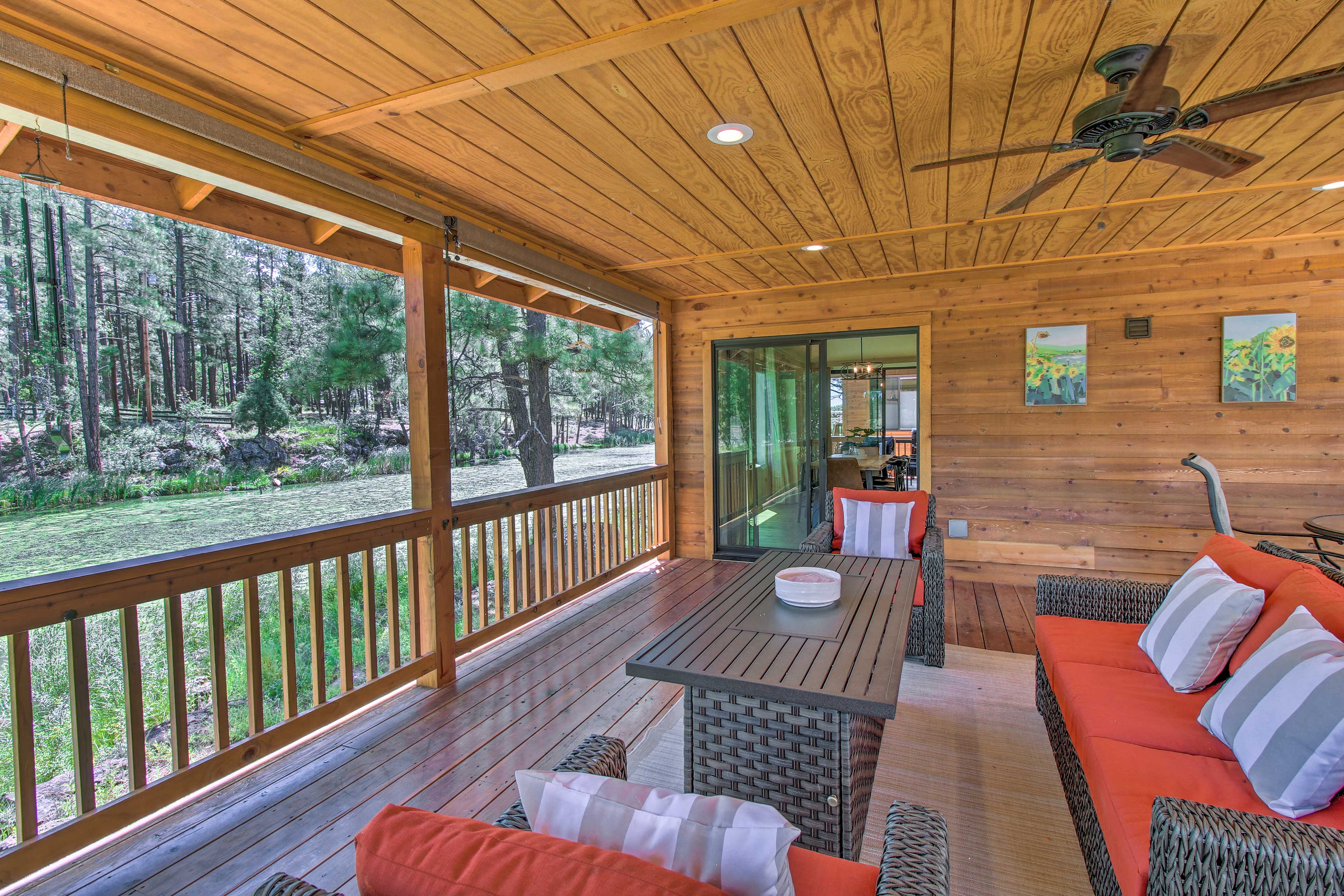 Larger Deck | Dining Area | Hammock | Fire Pit