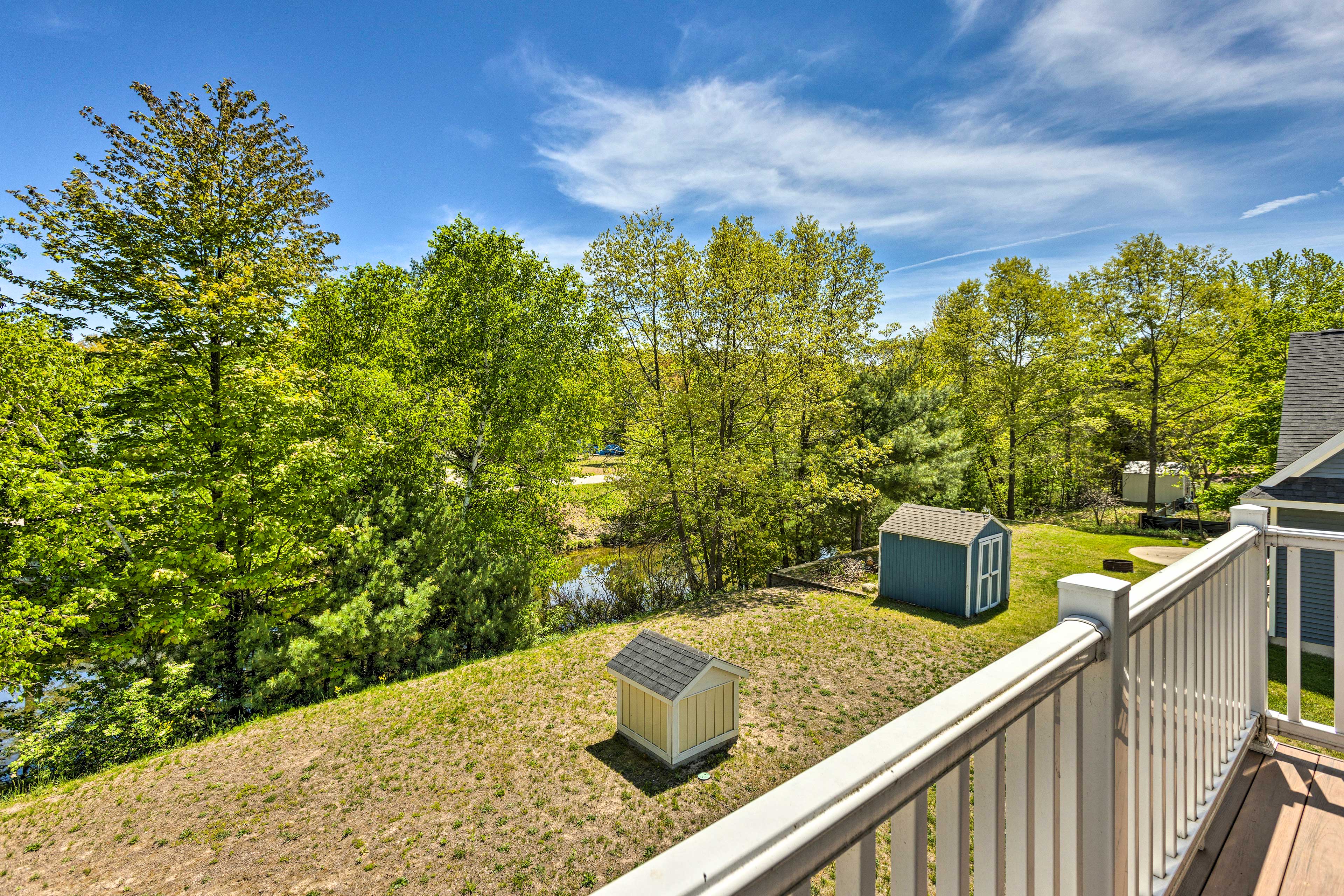 Balcony Access from Loft | Lake & River Views