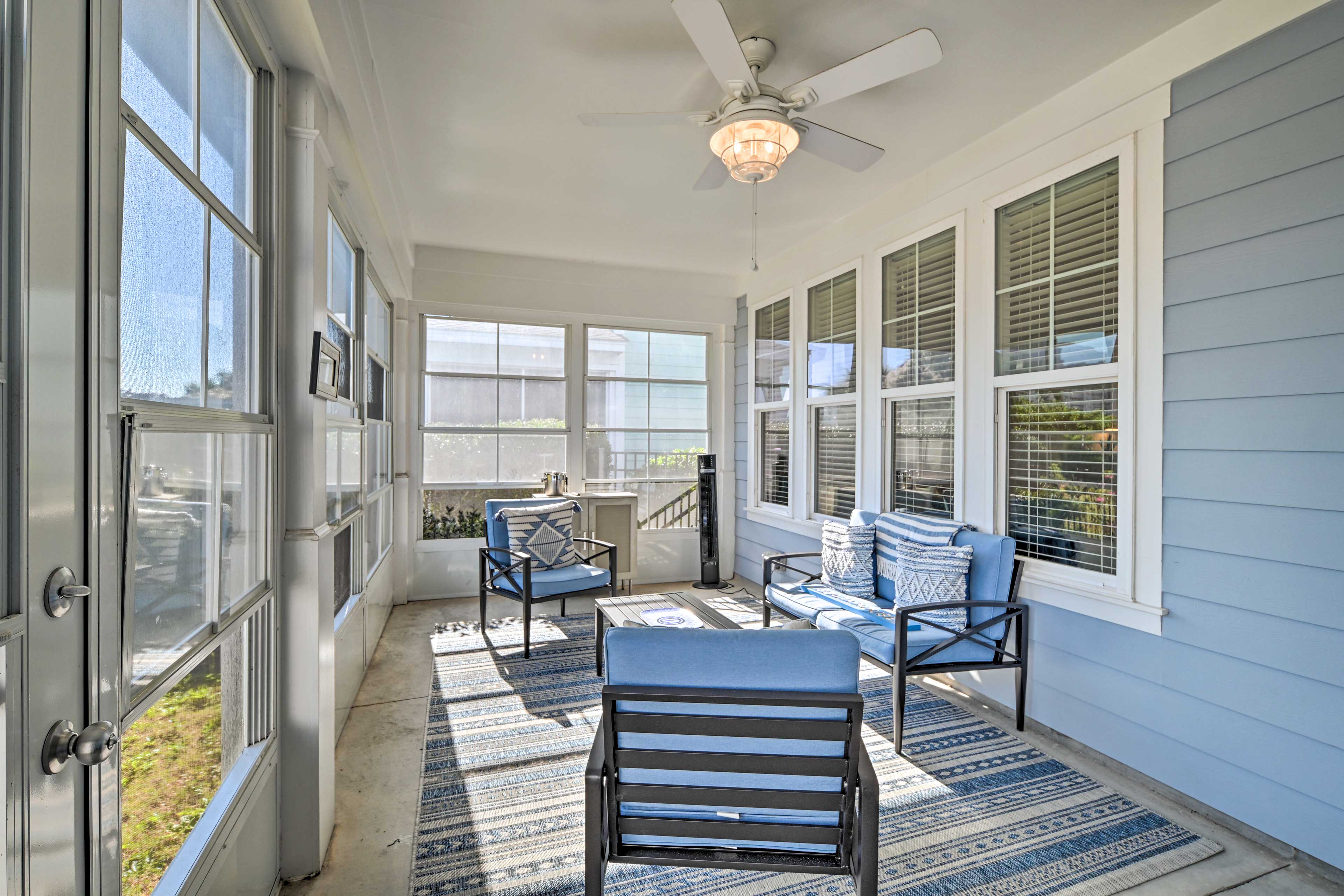 Screened-In Porch | Outdoor Dining Area | Access to Private Yard