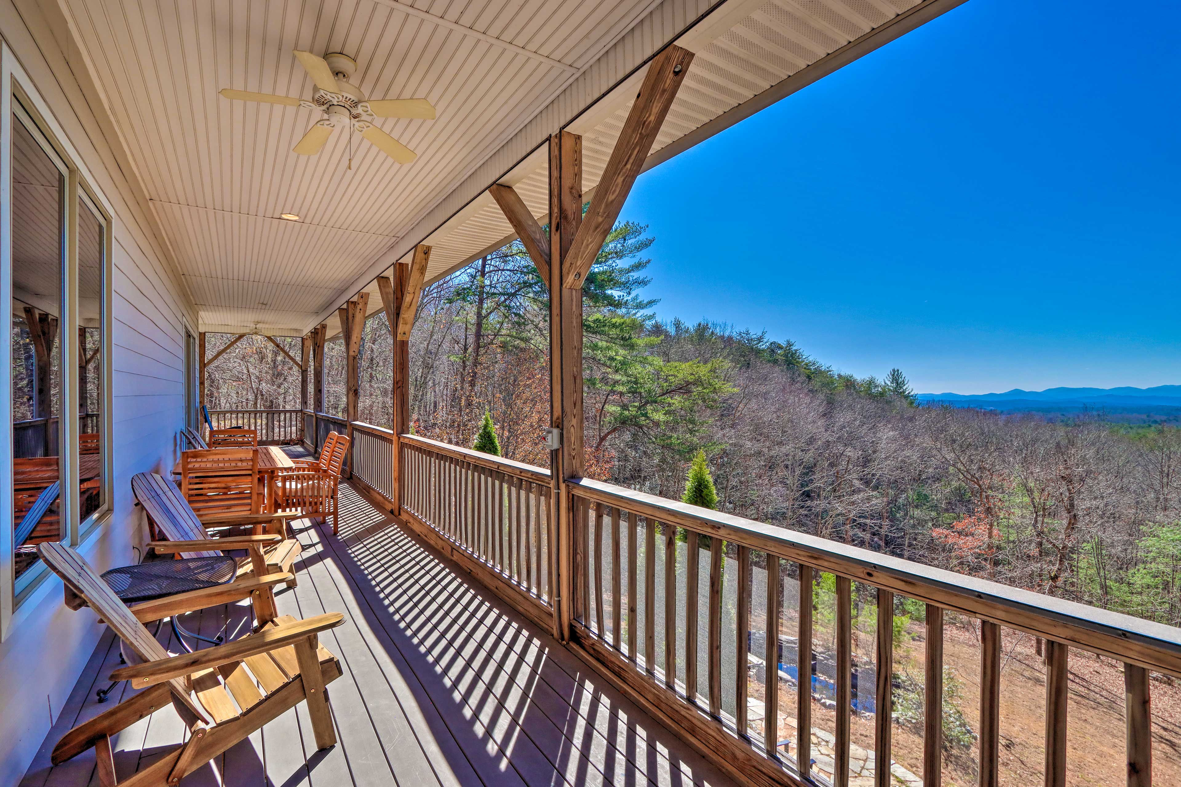 Furnished Deck | Outdoor Dining | Mountain Views