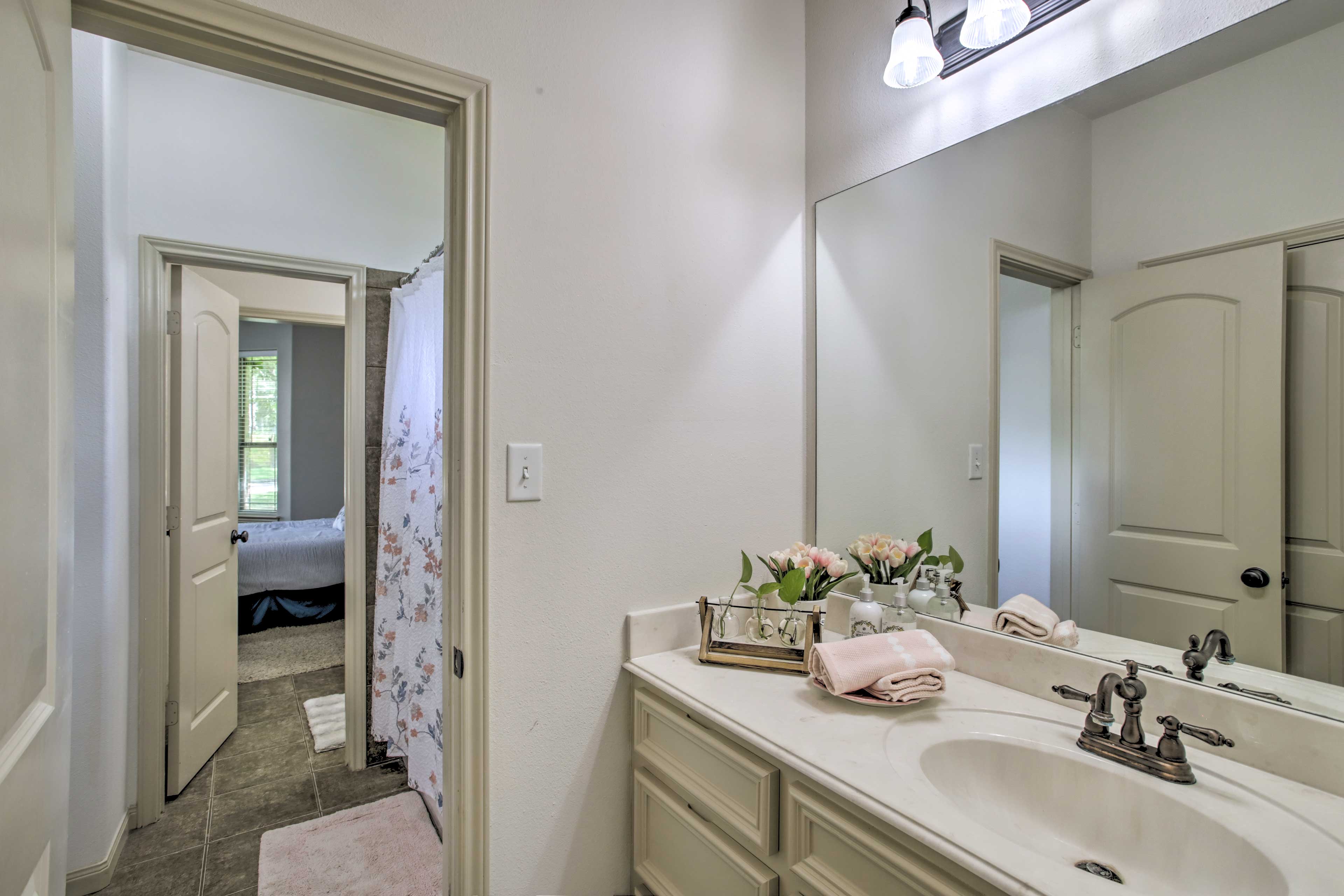 Jack-and-Jill Bathroom | Main Level | Hair Dryer