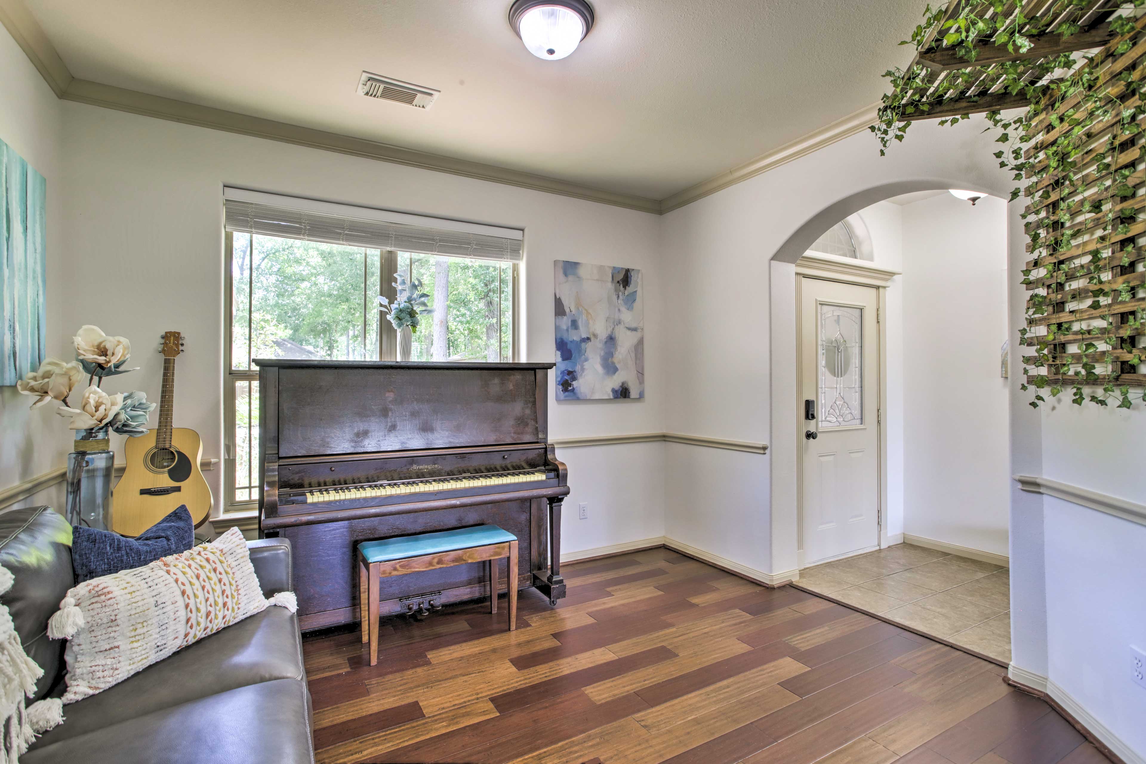 Front Room | Main Level | Piano + Guitar