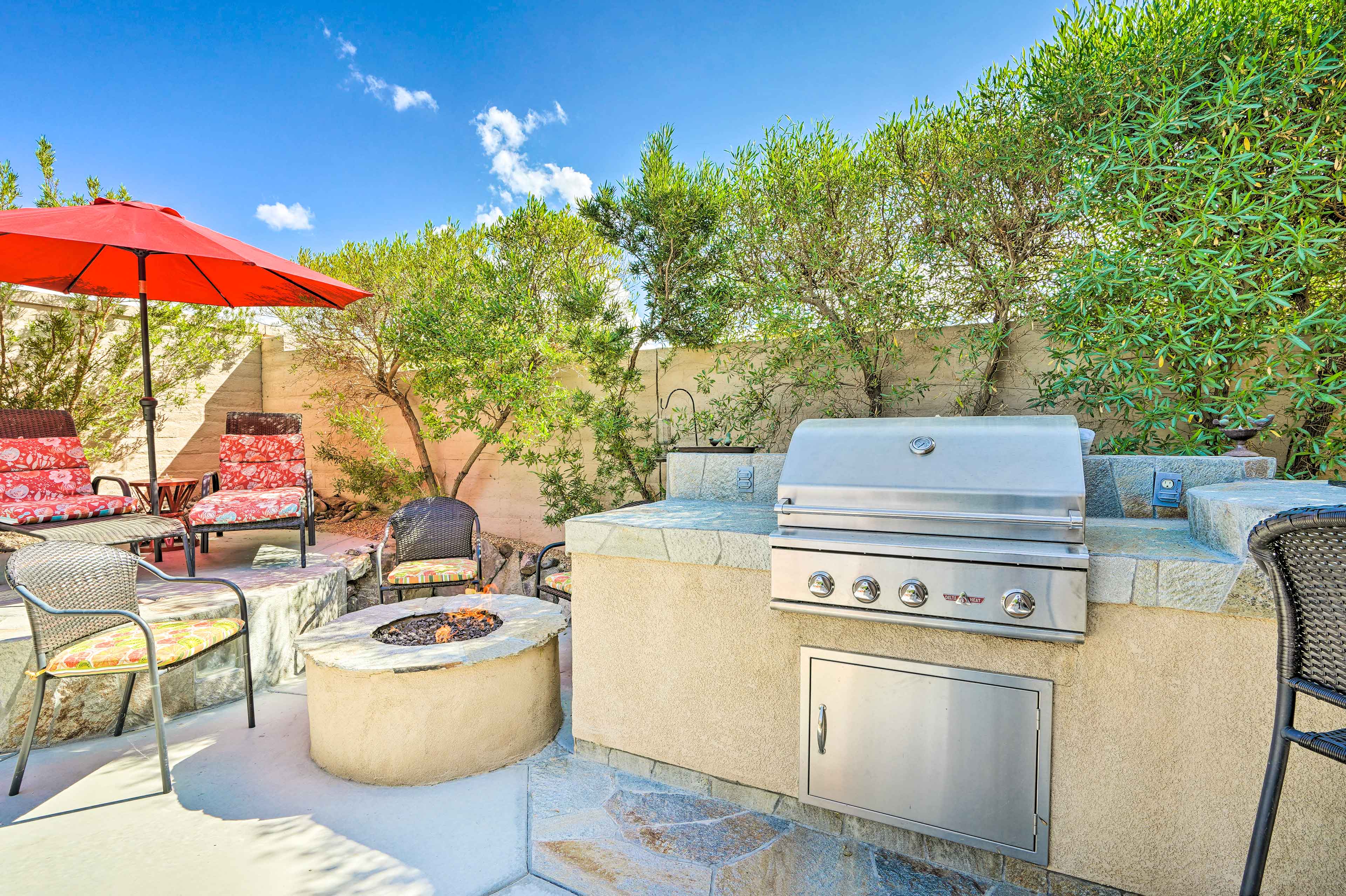 Patio | Gas Fire Pit | Gas Grill