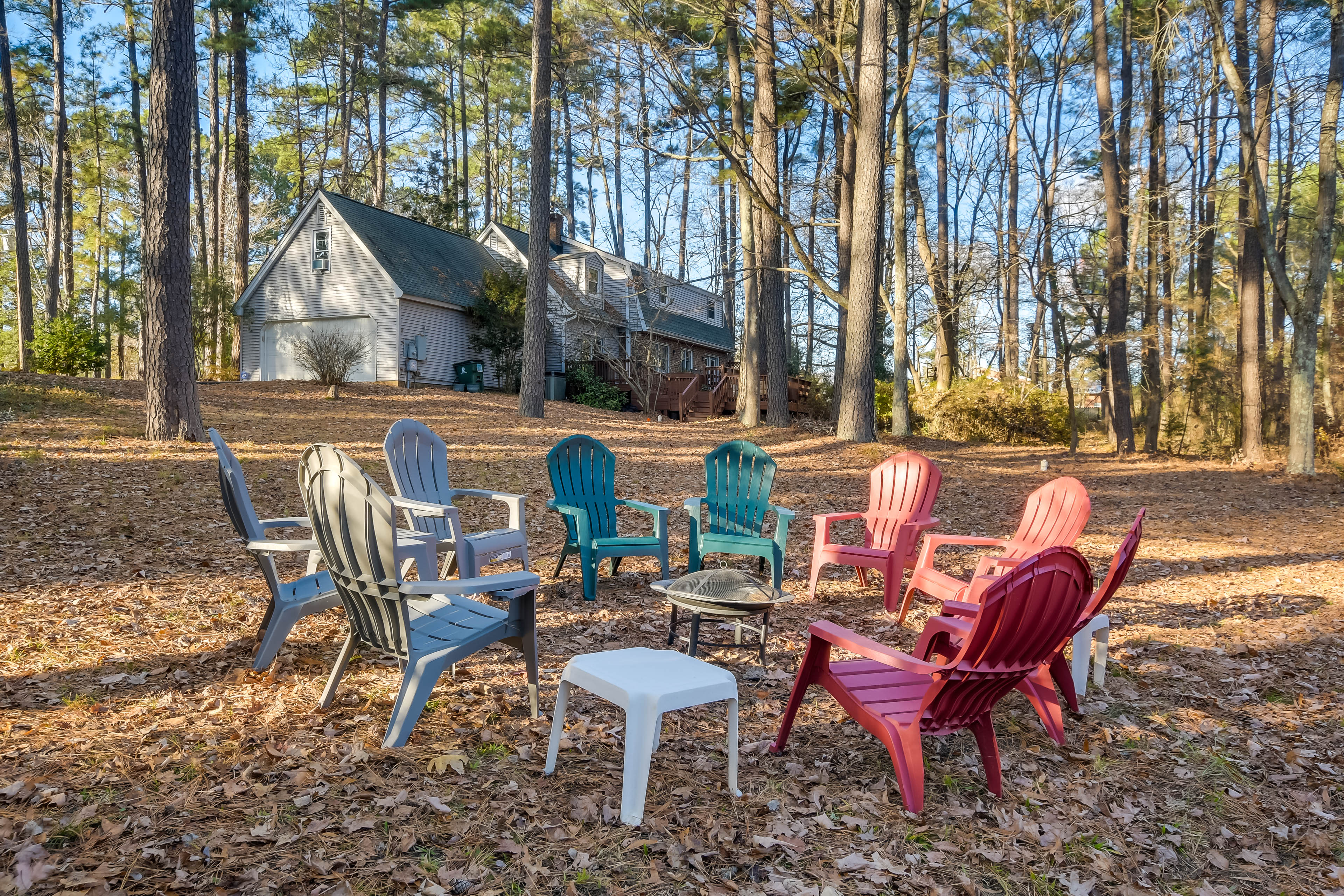 Backyard | Fire Pit | 1.5 Acres