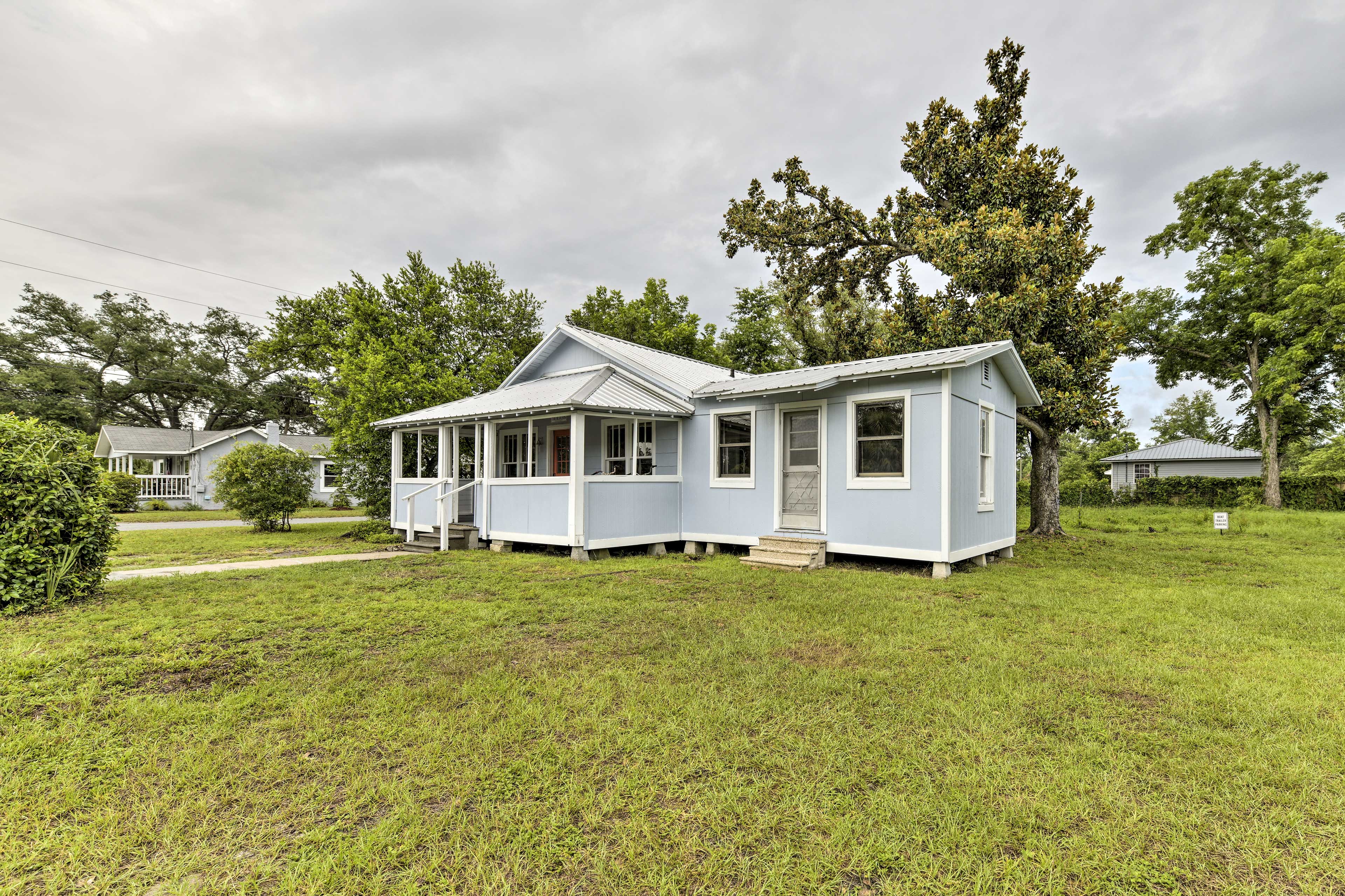 Cottage Exterior | Driveway Parking (2 Vehicles)