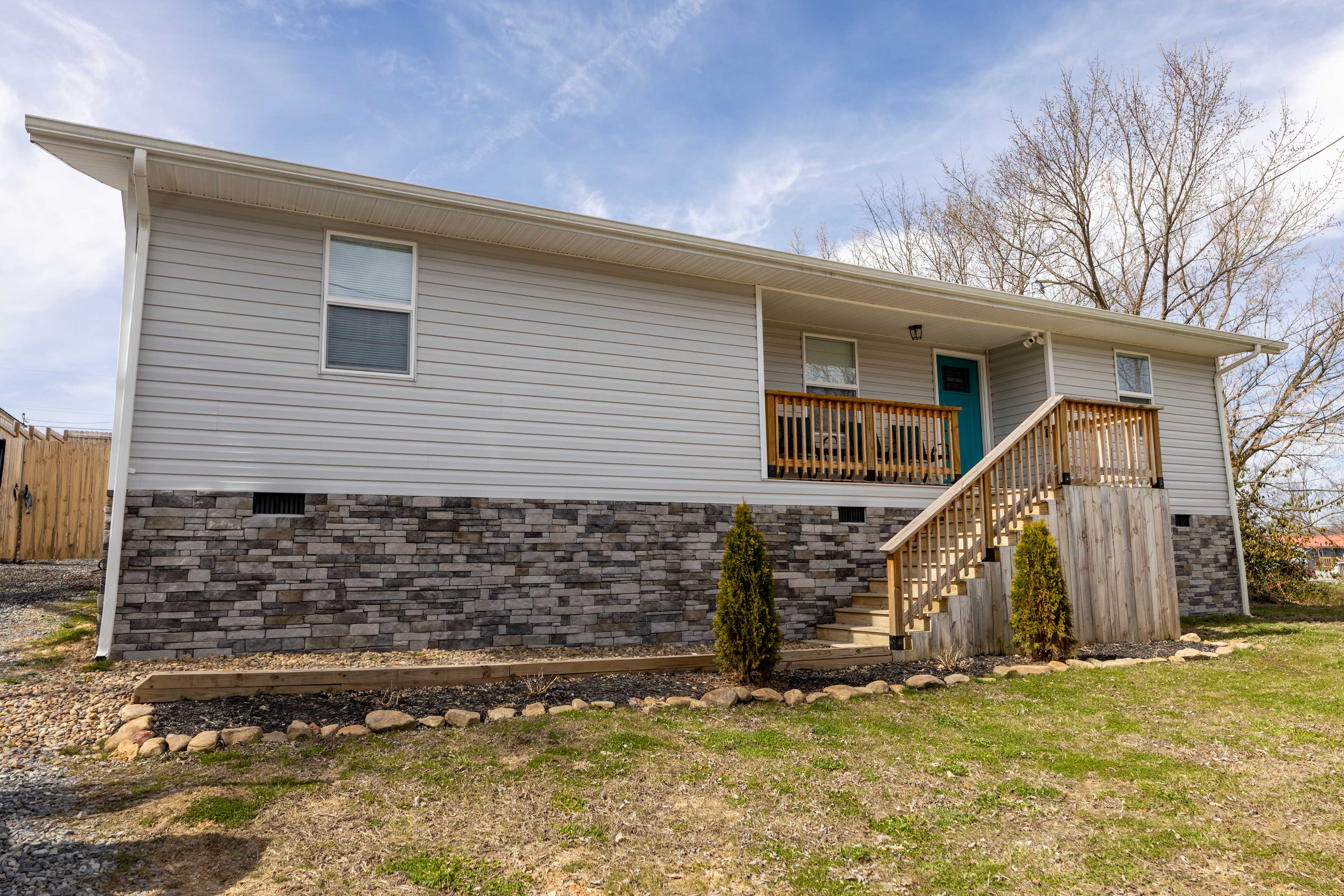 Front Exterior | Walk to Downtown Fayetteville | 1.7 Mi to New River Gorge