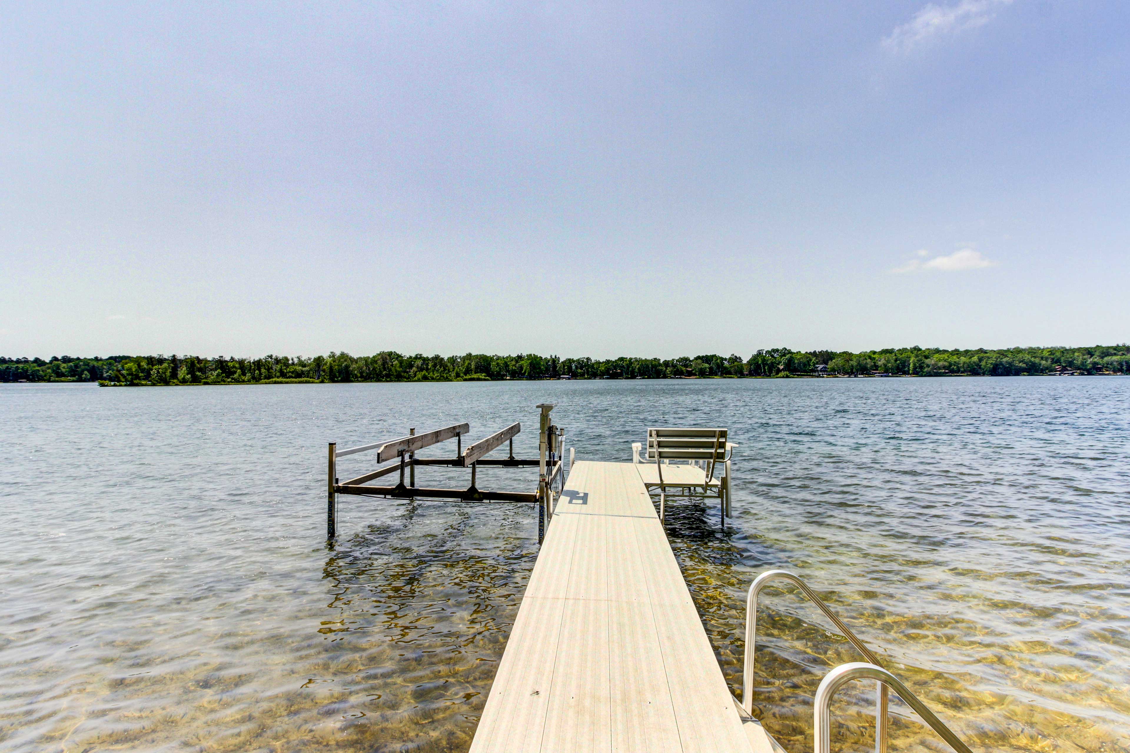 Boat Dock | Central Heating & AC | Bedroom/Full Bathroom on 1st Floor