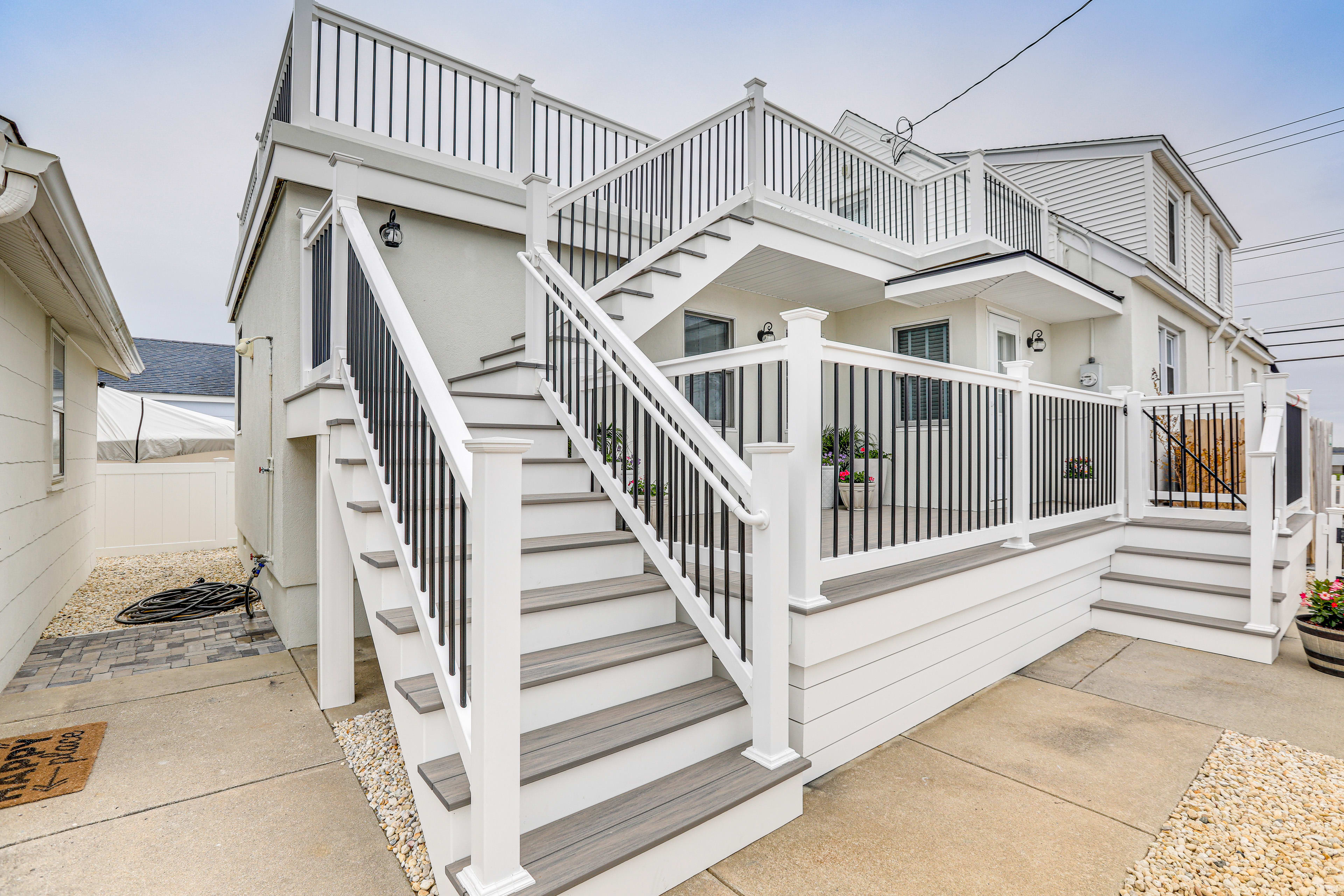 Stairs to Apartment | Shared Top Deck