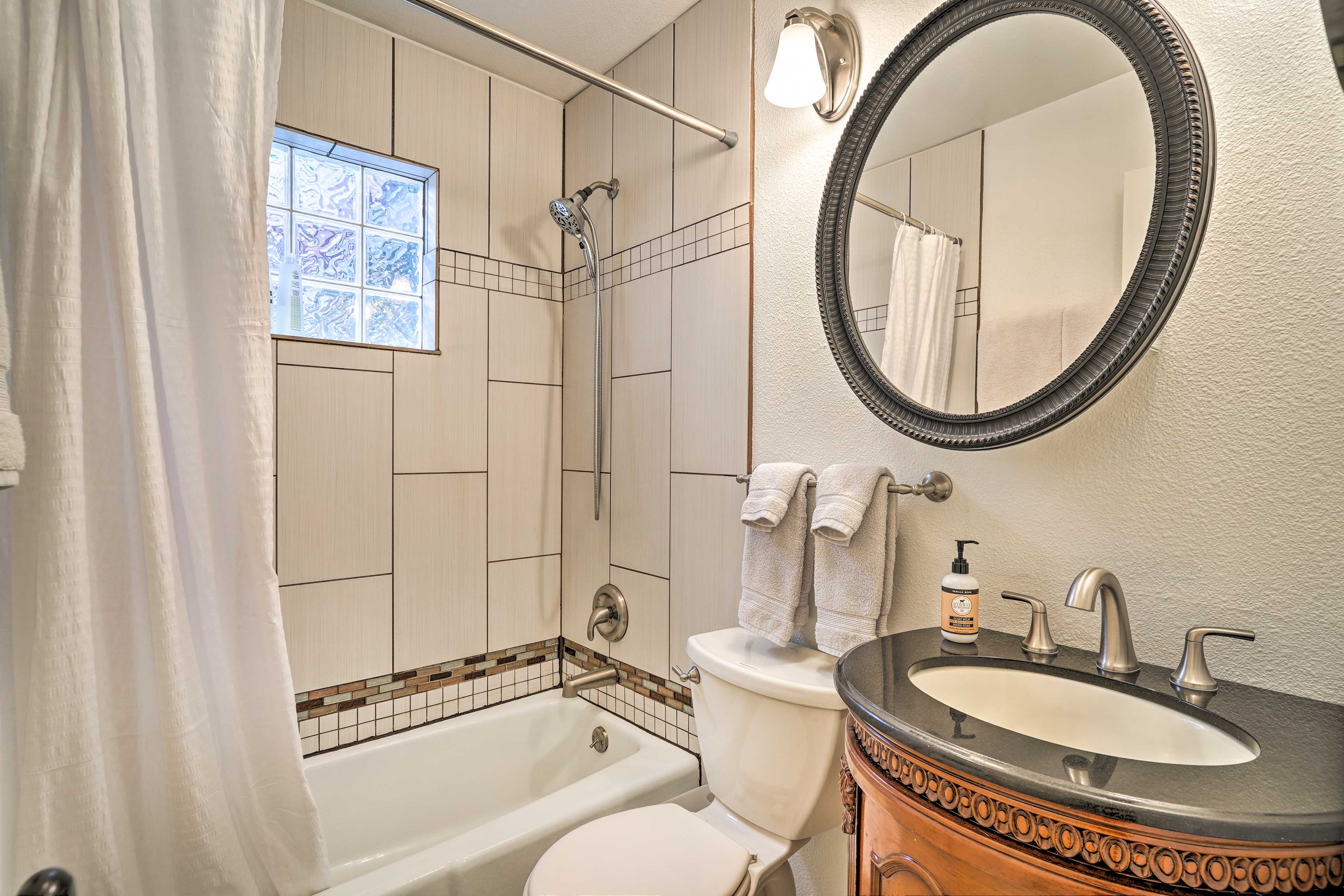 Full Bathroom | Complimentary Toiletries Provided | Heated Floors