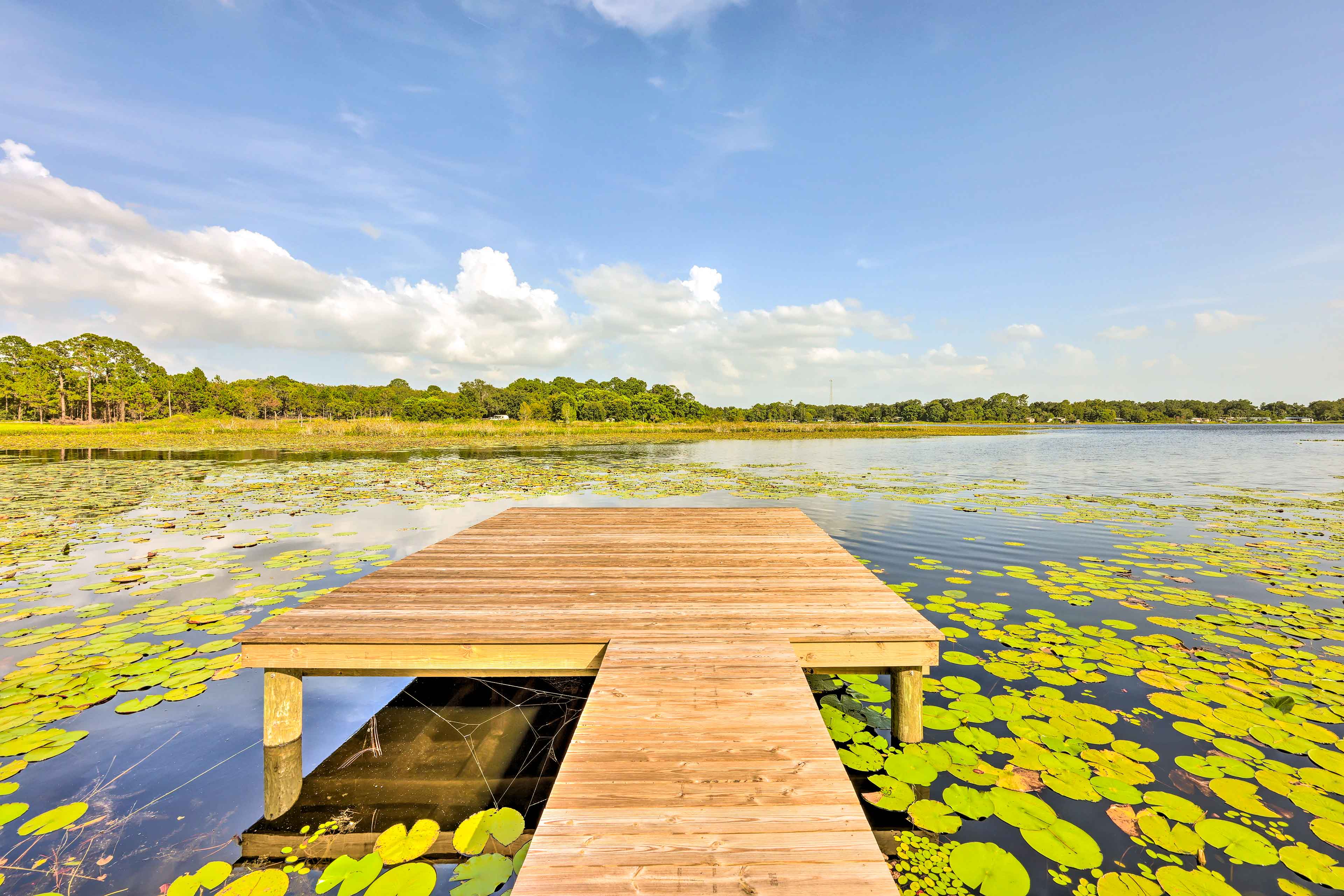 Over 200 Ft of Lake Frontage | Fishing Dock